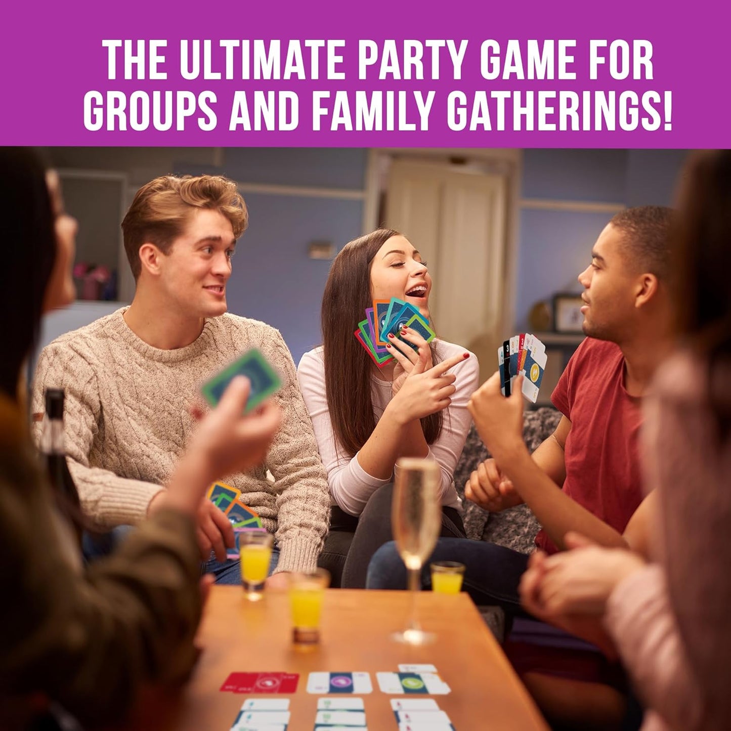 Hand & Foot Remastered 8 Player Edition + Bonus 120-Page Scorepad – Card Game for Adults & Families