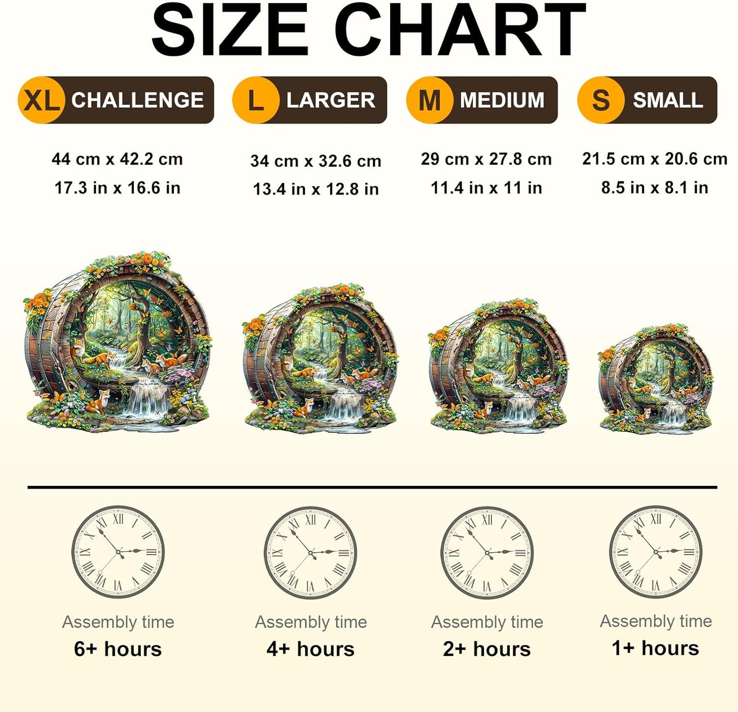 Wooden Puzzles for Adults, Fox Wooden Jigsaw Puzzle for Adults, 100 Piece Unique Animal Shape Wood Puzzles Adult, Birthday Party Gifts for Friends & Family Leisure Time Game Home Decor (S-8.5*8.1in)