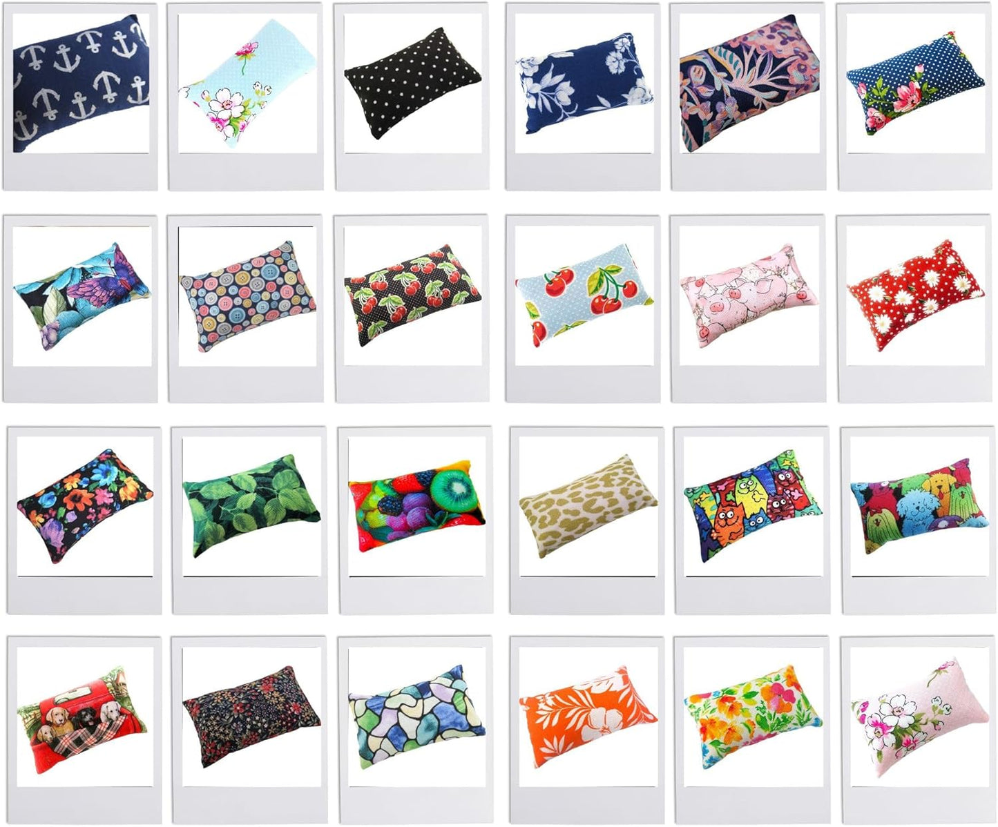 Emery Pincushion for Sewing, Quilting, Felting - Pin Cushion Filled with Abrasive Turkish Emery Sand - Handmade in USA - Pink Floral on Navy Blue Background (2"x3", Tropical Floral Burst)