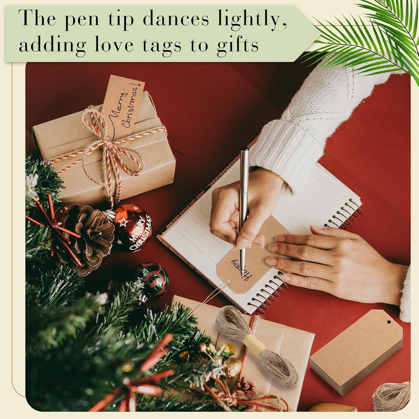 500 Pcs Kraft Paper Gift Tags with String 4.7" x 2.4" Cardboard Price Tag Name Tag Vintage Wedding Birthday Hang Brown Tags with Twine Blank Gift Tag for Wedding Birthday Holiday Art & Craft