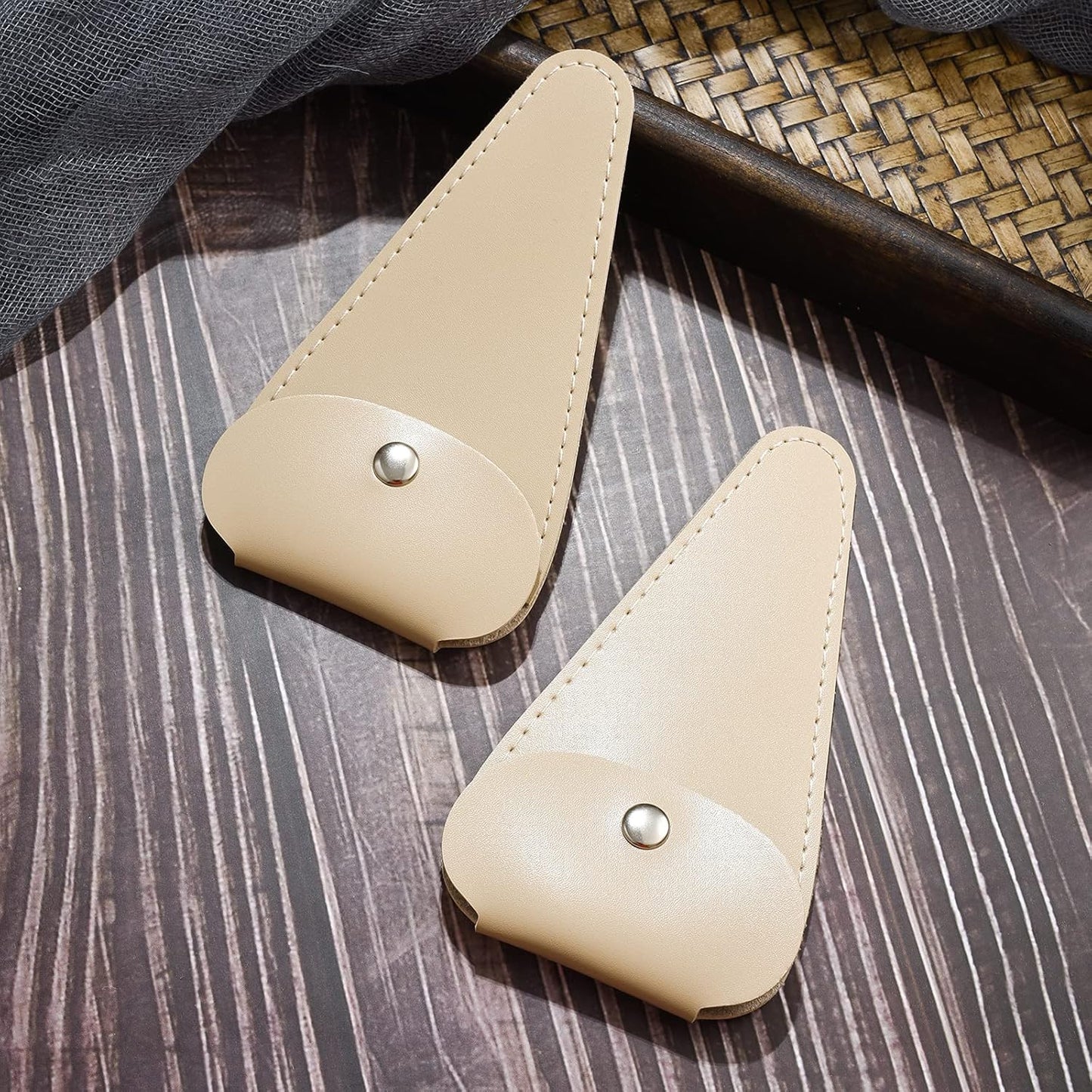 5 inches Embroidery Scissors Sheath, Small Sharp Pointed Vintage Scissors Protective Case for Storing Regular Shears – 2 Pack