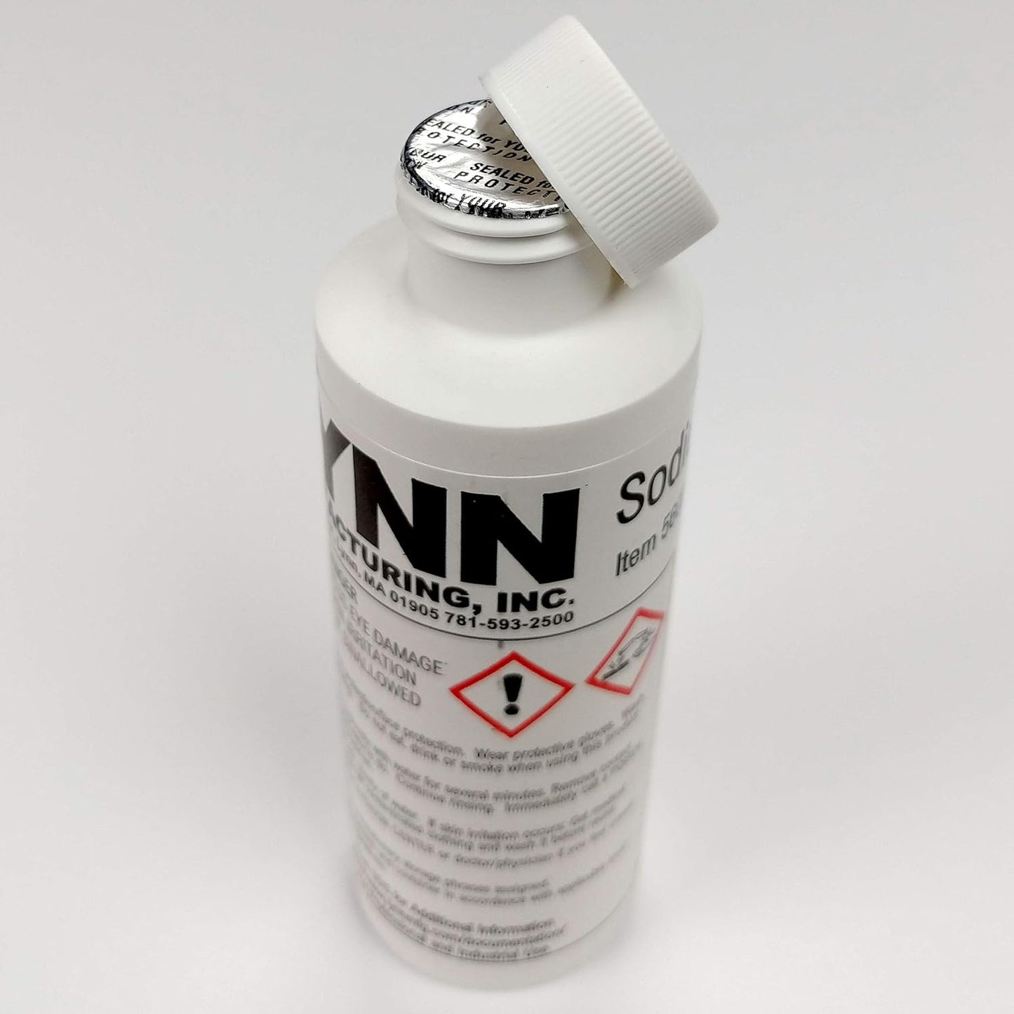 High Temperature Adhesive, 2000F Rated, Sodium Silicate, Water Glass, 40% Solution, 4oz Bottle, 5602 Clear