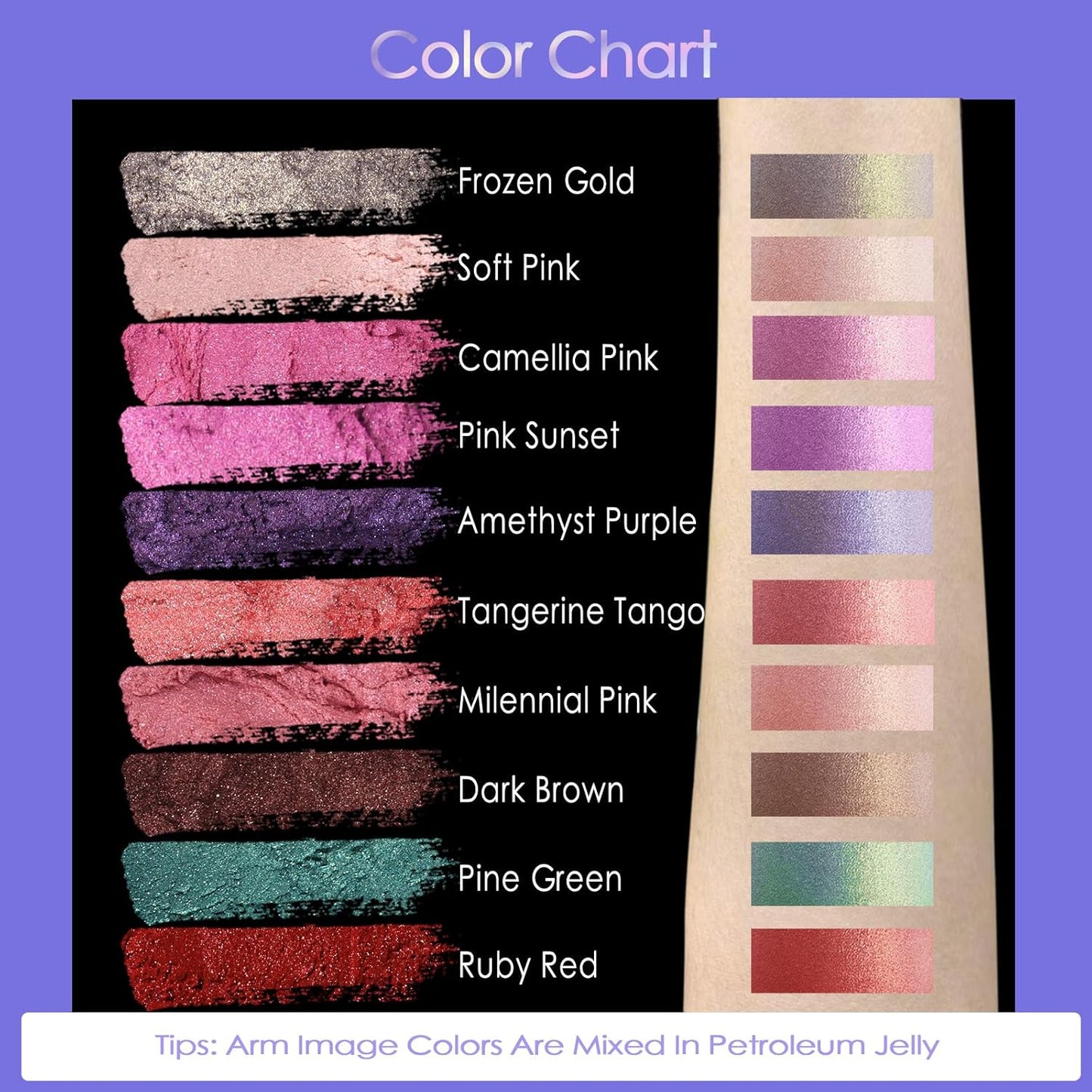 Ceya Mica Powder, 1.8oz/ 50g Dark Brown Lip Gloss Pigment Powder, Cosmetic Grade Soap Making Colorants Candle Dye for Epoxy Resin, Kintsugi Repair, Body Butter, Bath Bomb, Eye Shadow, Resin Craft,Nail