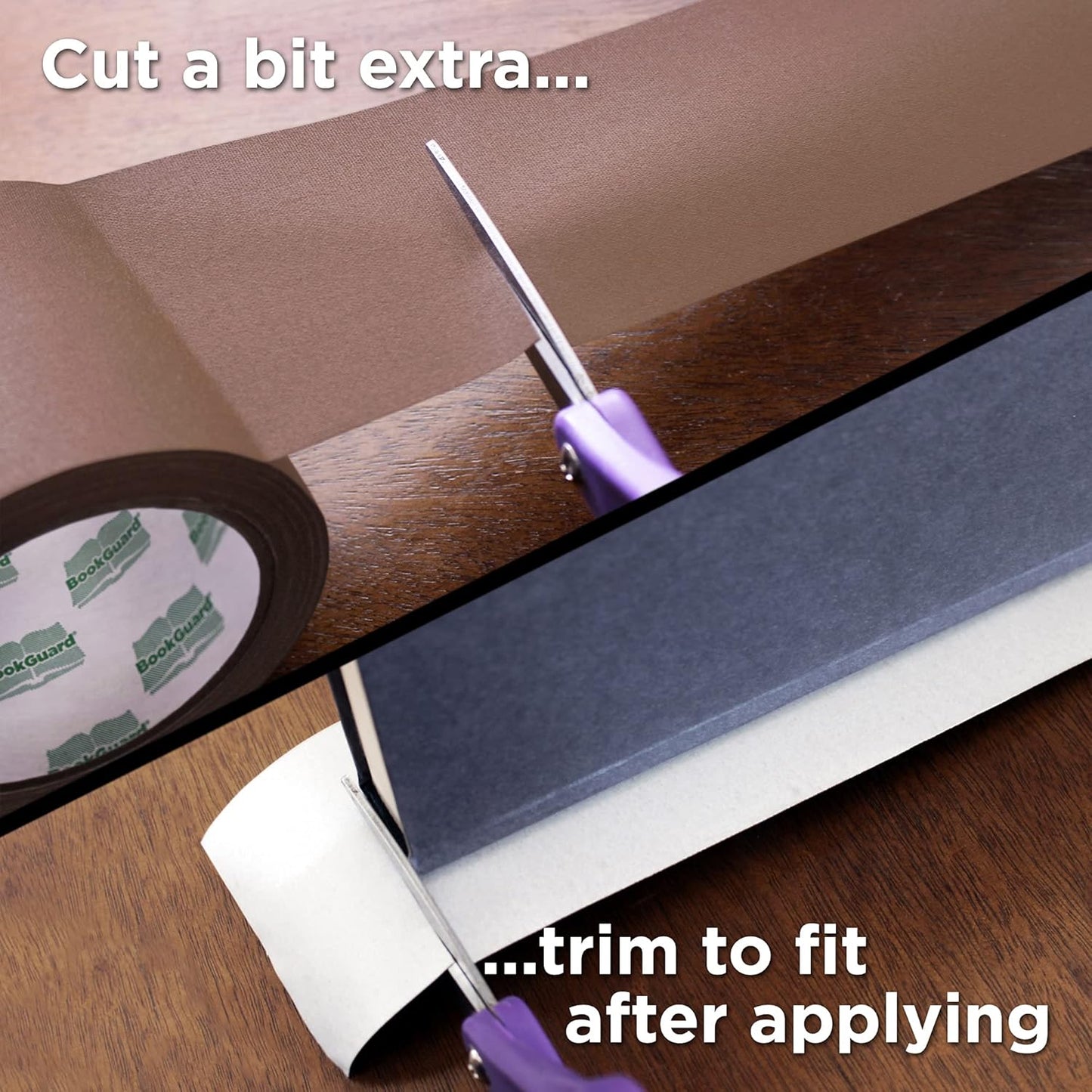 BookGuard 3 inch Premium Bookbinding Repair Cloth Tape, 15 Yard Roll, Tan