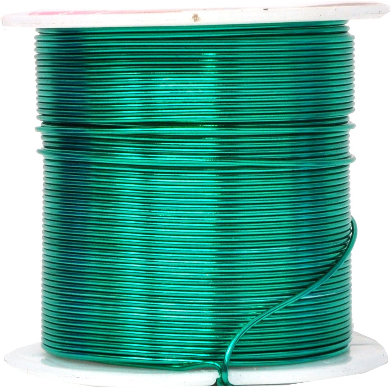 Mandala Crafts 20 Gauge Anodized Aluminum Craft Wire for Jewelry Making - 450 FT Colored Flexible Silver Copper True Blue Pink Ice Blue Green Wire - Bendable for Bonsai Armature Crafting Sculpting