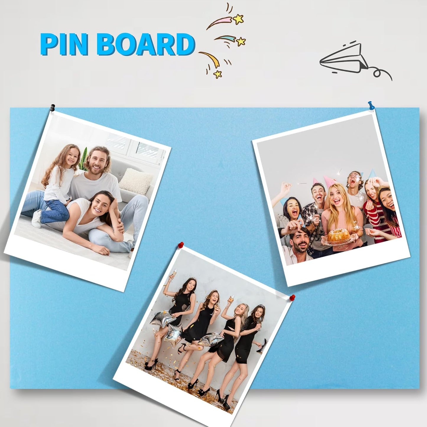 LuckyFoam Blue 10 Pack 12x7.5x0.79 inch Foam Sheets 0.79 Inch Thick Polystyrene Rectangles XPS Foam Board Craft for Insulating DIY Modeling Art Supplies