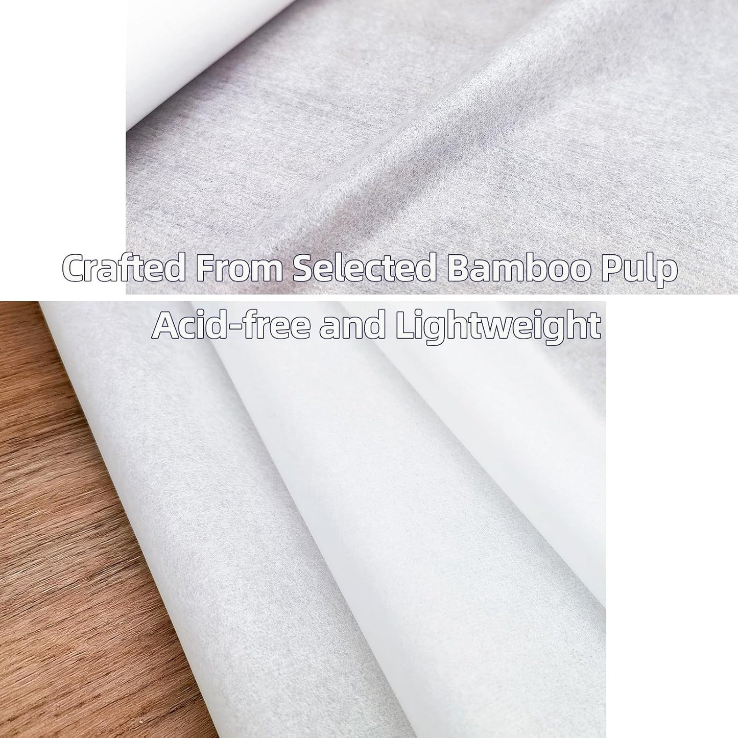 MLNSUNNY 13.8"x787" Artist Teabag Roll Paper - Wet Strength Tissue for DIY Decor, Tracing, Collage, Bookbinding & Repair, Cyanotype, Lanterns Craft