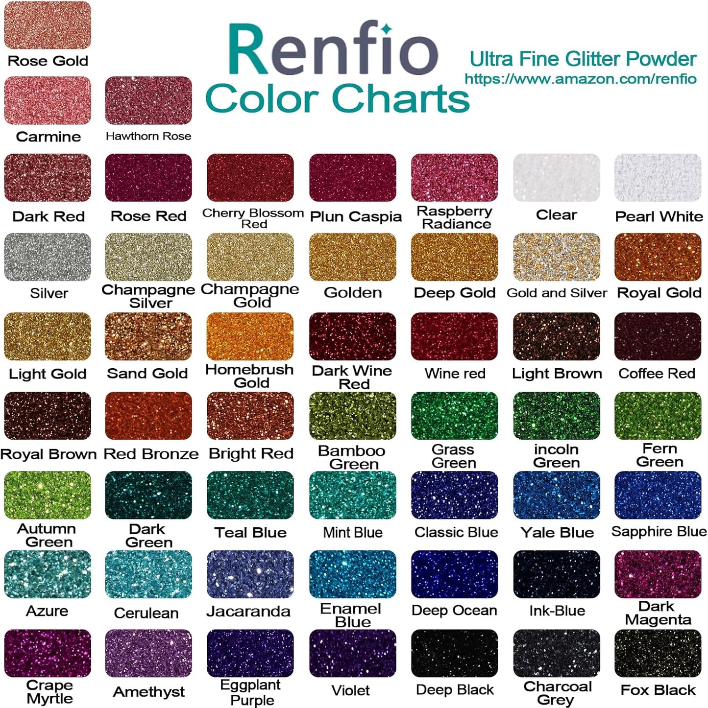 Renfio Ultra Fine Dark Wine Red Glitter Powder, 2.11 Oz (60g), PET Flakes, Crafts, Sequins, Slime Decoration, Safe, Easy to Store, Burgundy Glitter Epoxy Chips Flakes for Christmas Roses Tumblers