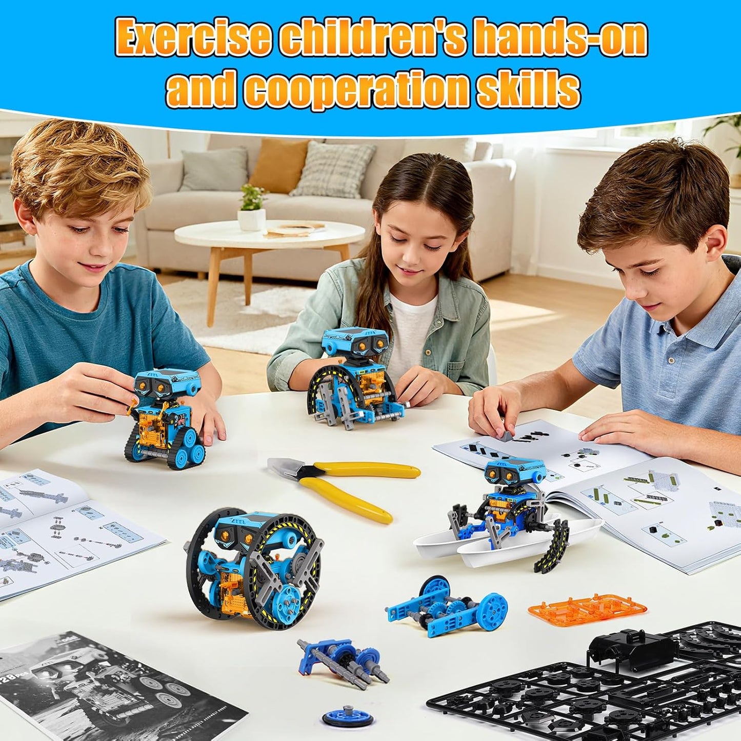 AESGOGO 12 in 1 STEM Solar Power Robots Toys for Boys Age 8-12, DIY Educational Science Building Experiment Robotic Kit for Kids, Christmas Birthday Gifts for Boys Girls Teens Aged 8 9 10 11 12 13