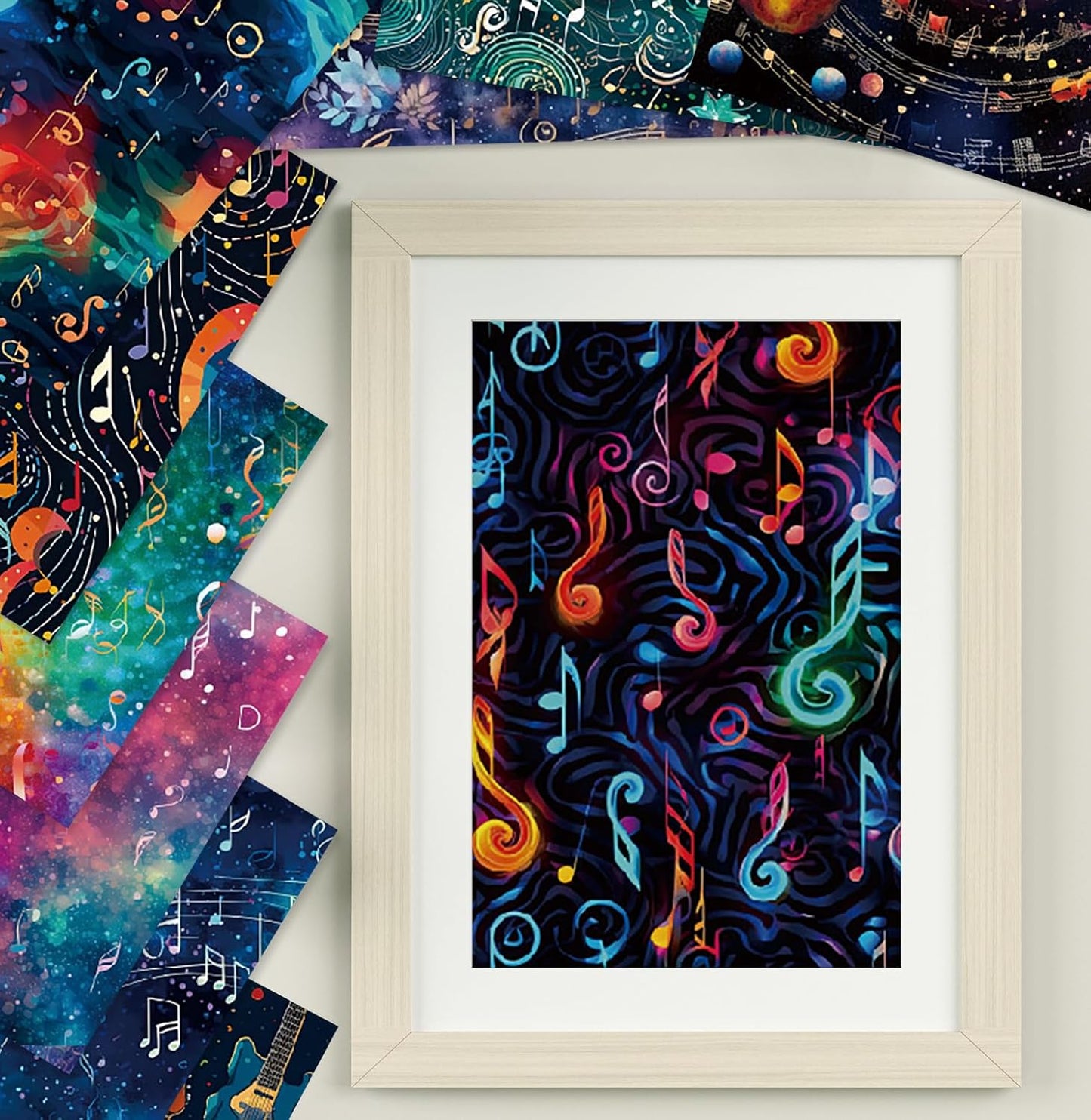 YASMEN 6"x6" Scrapbook Paper Pad - 24 Sheets of Patterned Cardstock for Card Making, Scrapbooking, Junk Journal, DIY Gift Cards - Single-Sided Decopodge Decorative Craft Paper