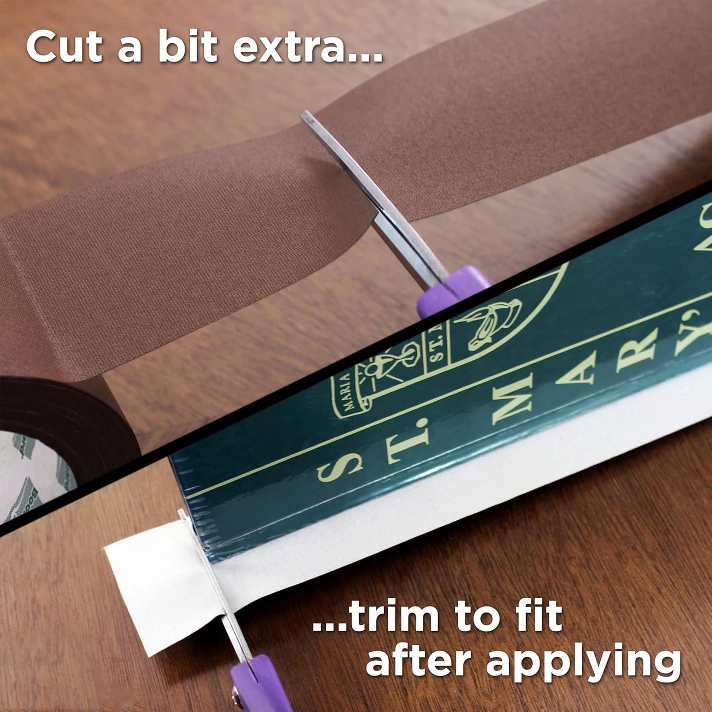 BookGuard 2 inch Premium Bookbinding Repair Cloth Tape, 15 Yard Roll Tan