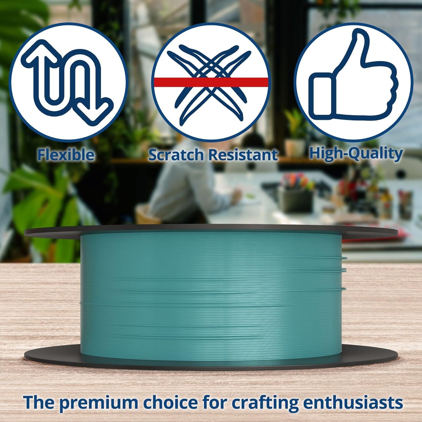 Soft Flex 49 Strand Beading Wire - Medium 0.19 Diameter - 100 Feet Nylon Design Wire