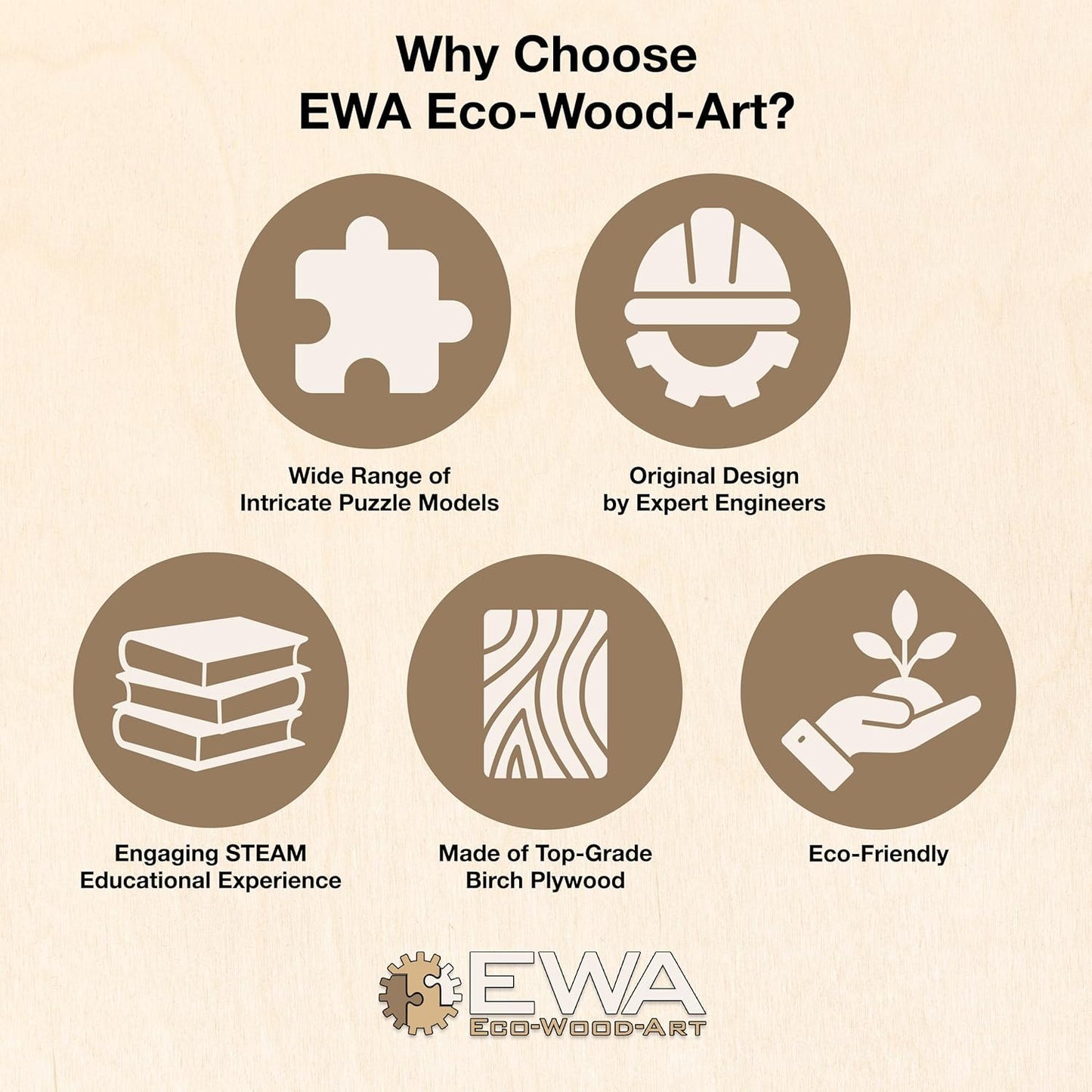 EWA Home Décor – Bat Small 60 Pieces – Wooden Jigsaw Puzzle for Adults – Perfect for Artistic Home Decoration and Mindful Relaxation