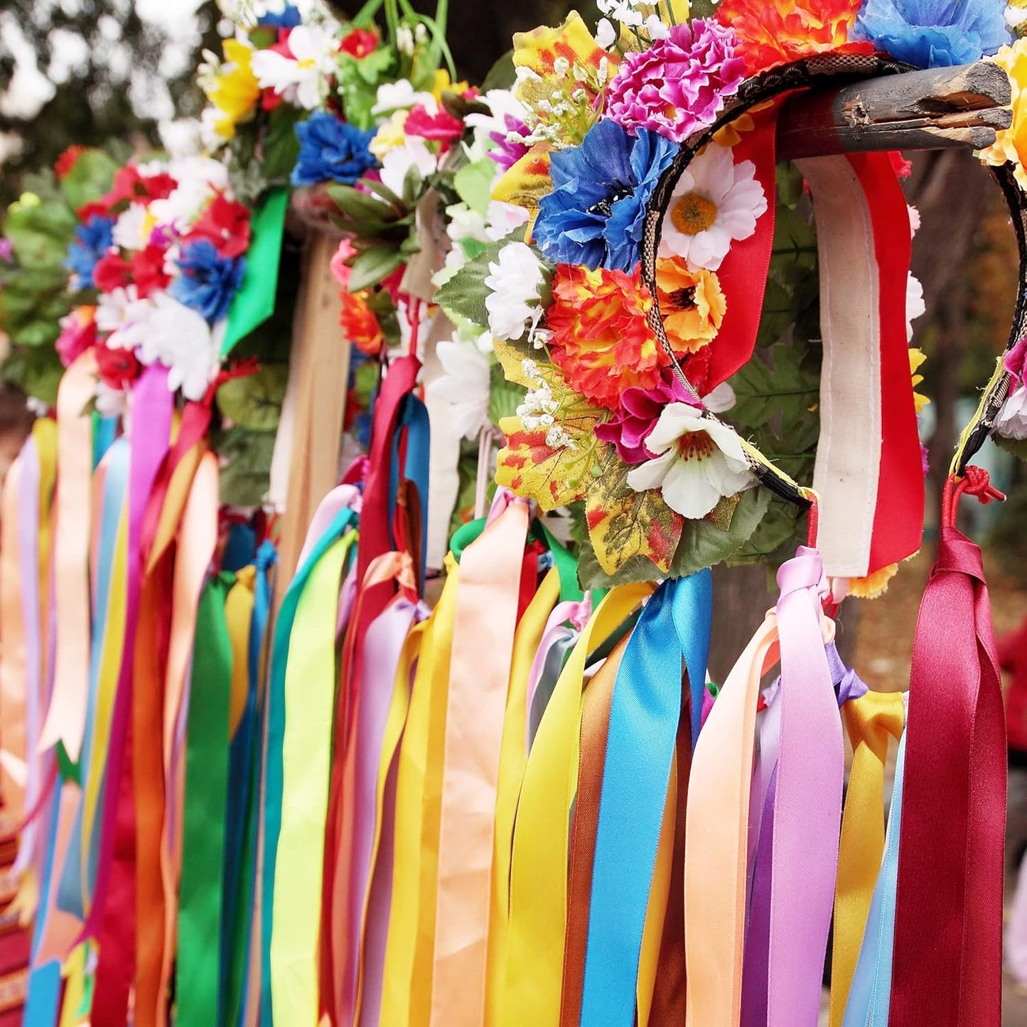 LIUYAXI Torrid Orange Satin Ribbon, Double Faced 5/8" X Continuous 25 Yards Ribbons Perfect for Gift Wrapping Bows Bouquet Wedding Craft and More