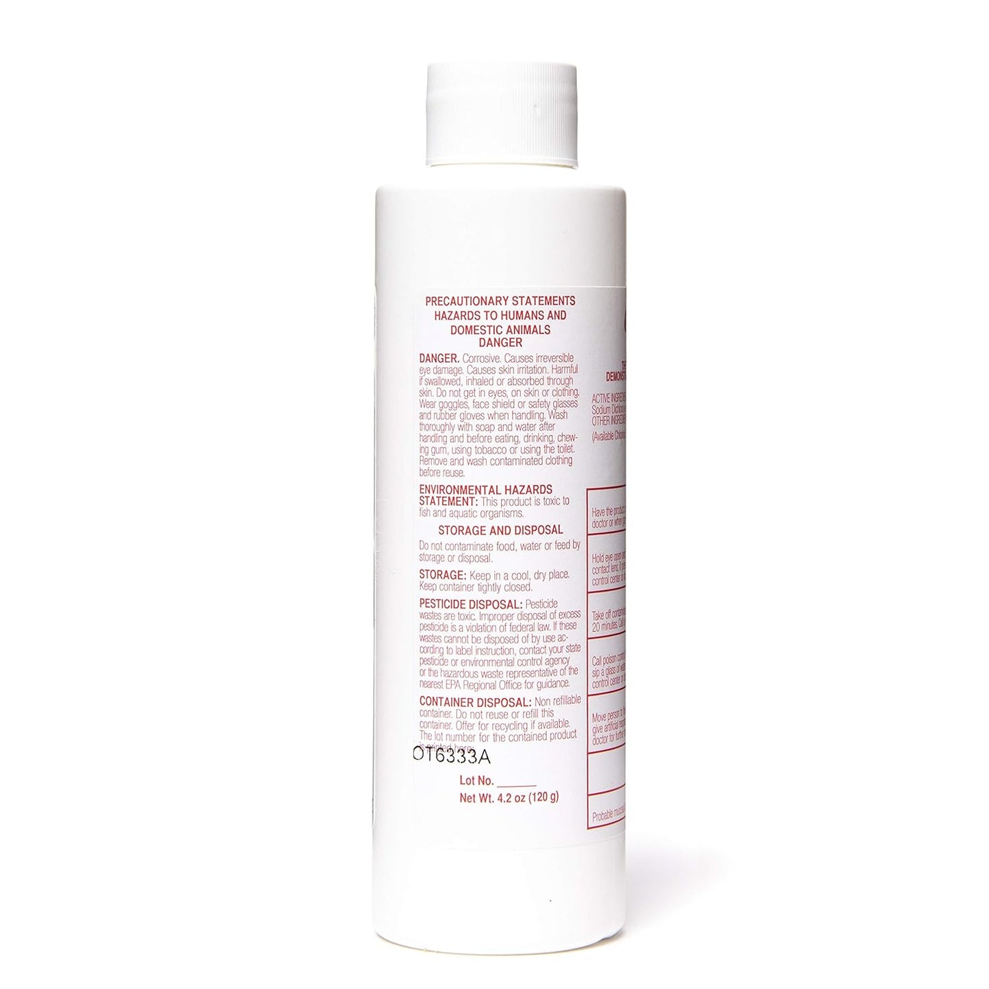 DiSorb Suction Canister Sterilizer Absorbent Powder - Absorbs Bodily Fluids & Blood - For Hospitals, Health Care Facilities, Veterinary Clinics - EPA Approved Solidifier - 1200cc -100 Bottles Per Case