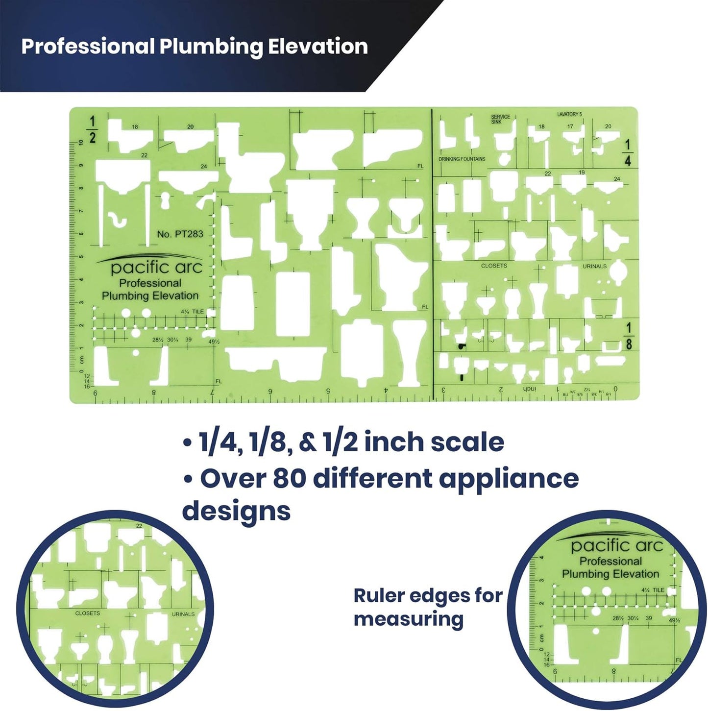 Pacific Arc Professional Plumbing Elevation Template Guide