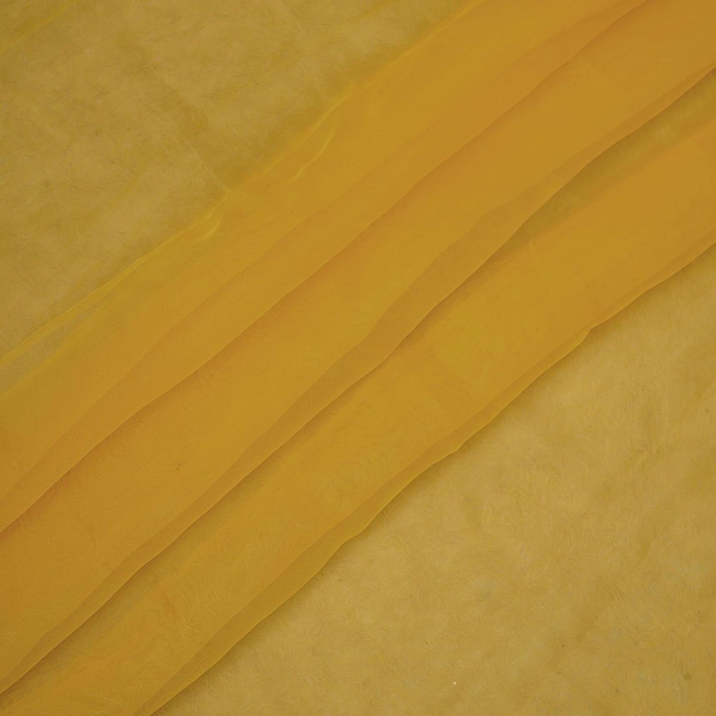 Organza Fabric 10 Yard Bridal Solid Sheer Bolt for Home Décor, Table Décor, Bridal, Fashion, Crafts, Decorations Silky Shiny Organza 44" - (10 Yard, Golden)