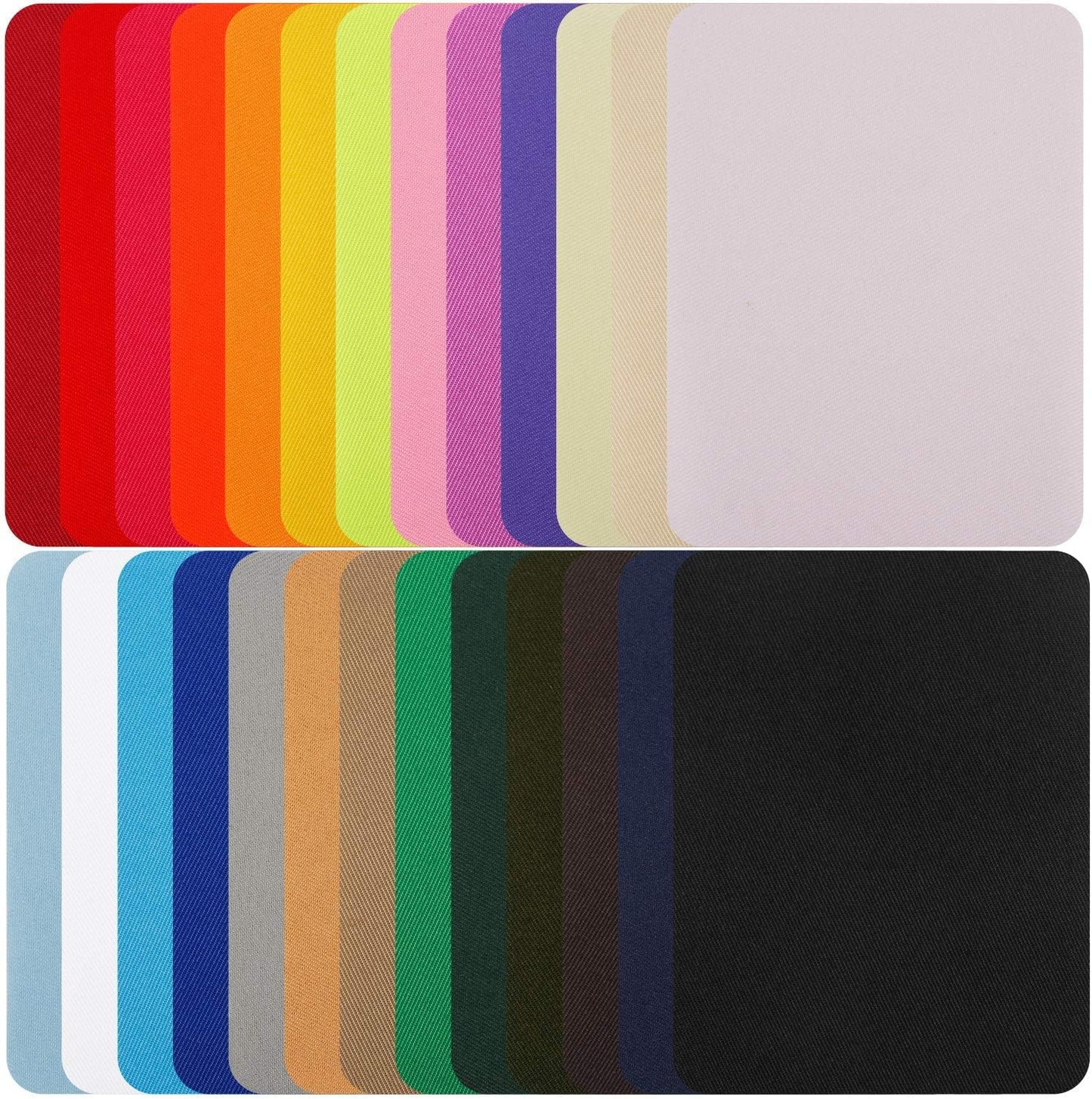 Augshy Iron On Patche, 29 Pieces Iron On Patches for Clothing Repair Jeans 4.9 x 3.7 Inch (Colorful)