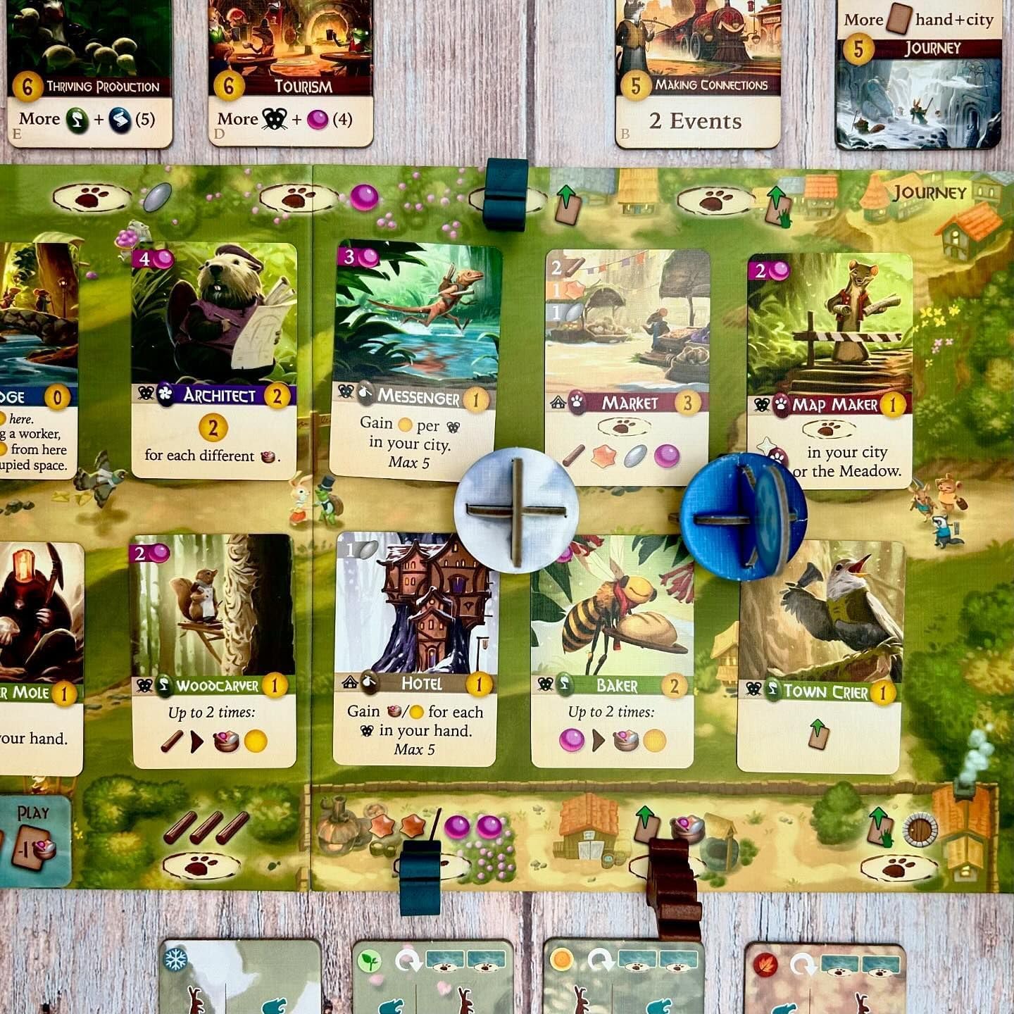 Everdell Duo – 2-Player Standalone Board Game with Competitive, Co-Op & Campaign Modes – Strategy Game with Woodland Theme, Ages 10+, Fast 30-Minute Gameplay