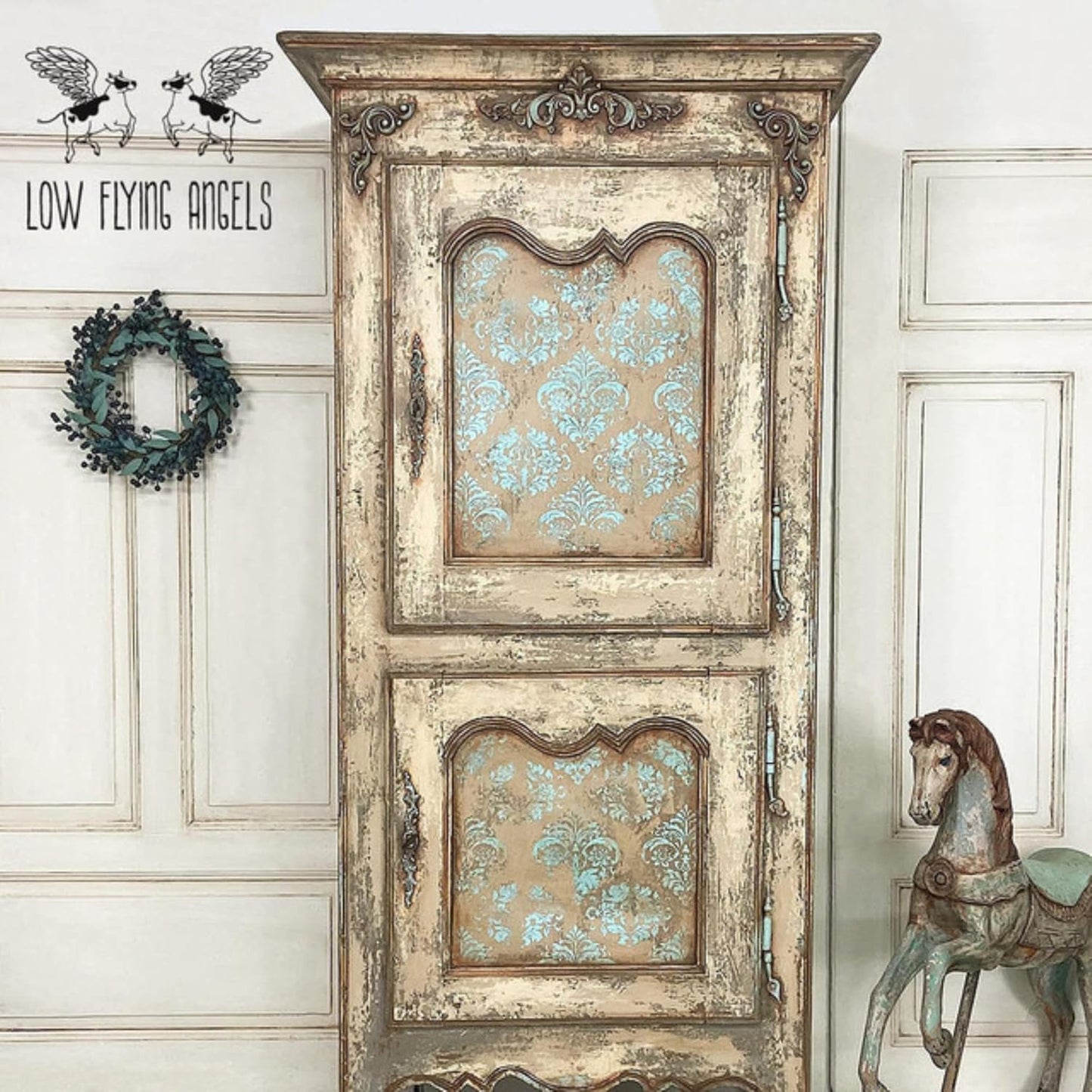 Dixie Belle Paint Company Chalk Finish Furniture Paint - Pine Cone (32oz) - Matte Chocolate Brown Chic Chalk Mineral DIY Furniture Paint