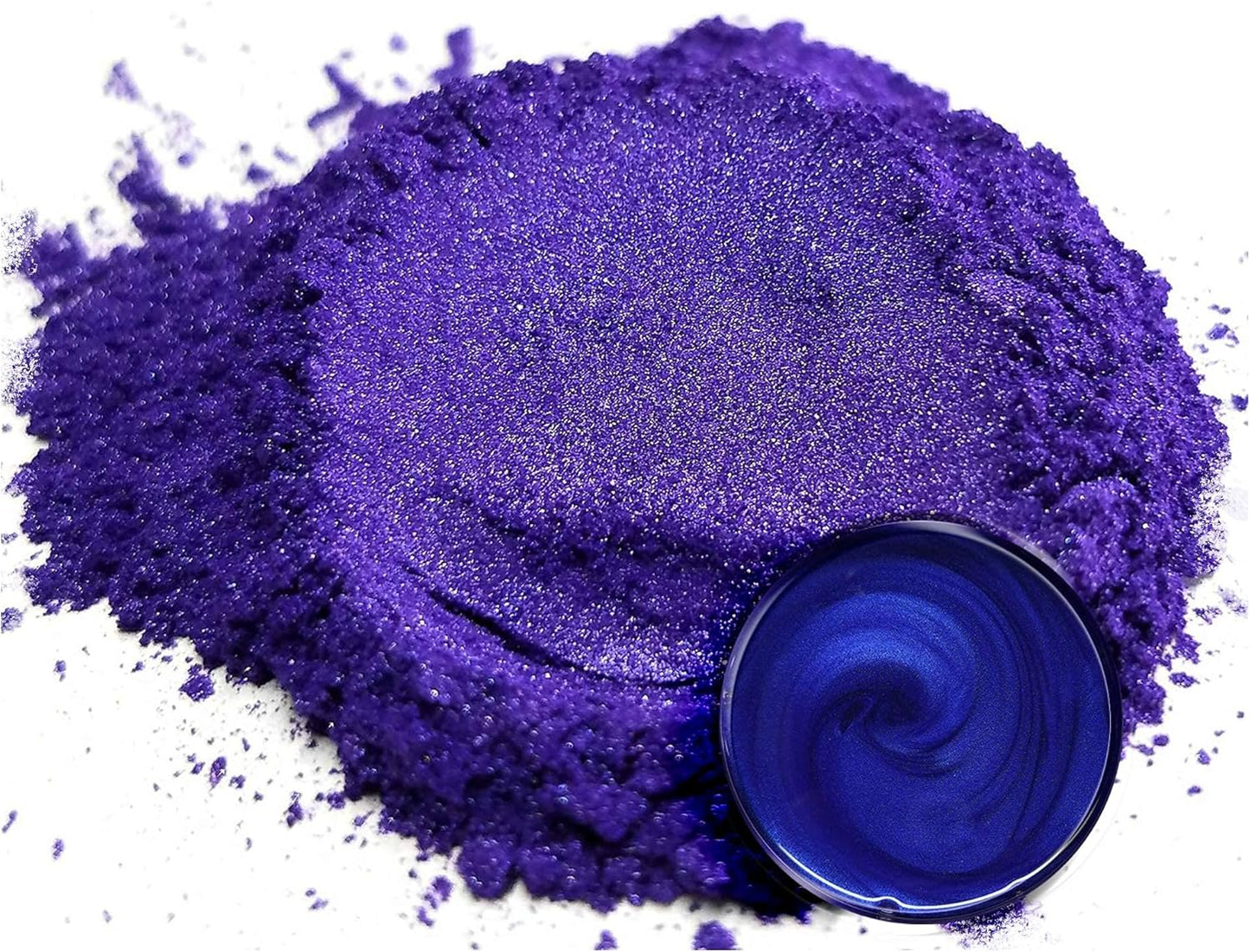 Eye Candy Pigments Premium Purple Mica Powder - Velvet (25gr) - for Epoxy, Resin, Soap, Paint, Woodworking, Acrylic Pouring, Bath Bombs, Fishing Lures - DIY Arts and Crafts Additive