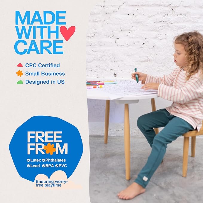 Crazy Little Books Unicorn Fantasy 30ft Giant Coloring Roll for Kids Fun Arts & Crafts Kit - Preschool Educational Fine Motor Skills & Creativity Development