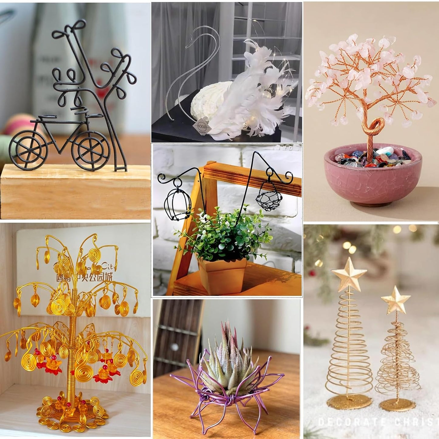 12 Gauge Green Aluminum Craft Wire (105FT) - Anodized for Jewelry Making, Beading Floral, Plant Gardening, Sculpting & Modeling Craft Wire (Green #25, 2mm)