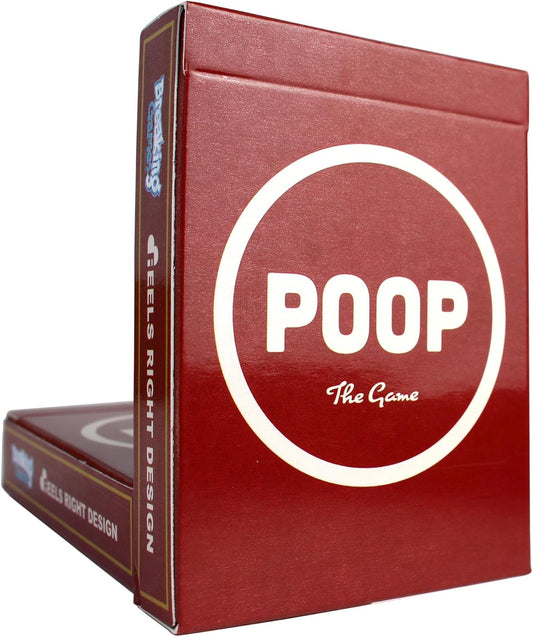 Breaking Games Poop The Game - Hilarious and Family-Friendly Card Game for Kids Ages 6 and Up - Perfect for Game Night and Parties - 2-5 Players