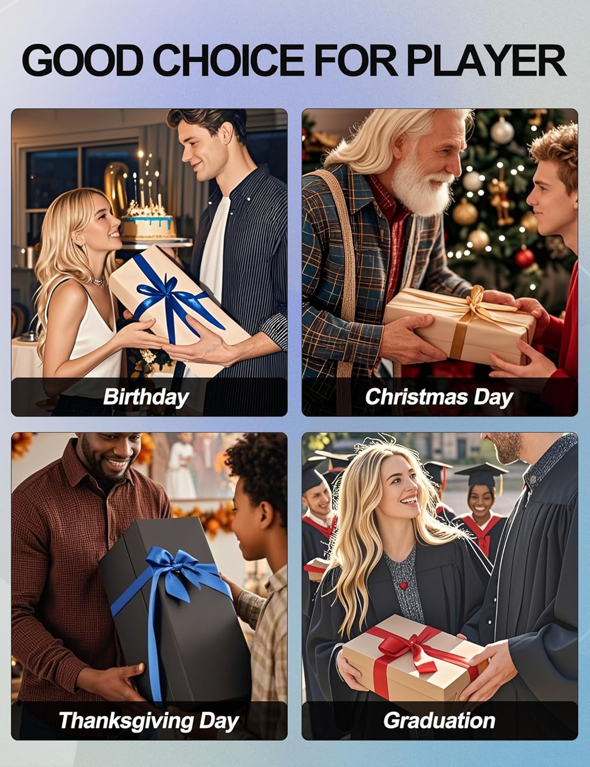 Card Deck Box for MTG with Commander Display, 5 in 1 Card Deck Case Holds 800+ Unsleeved Cards, Strong Magnet Organizer Compatible with Yugioh TCG Sports Cards (Black&Glod)