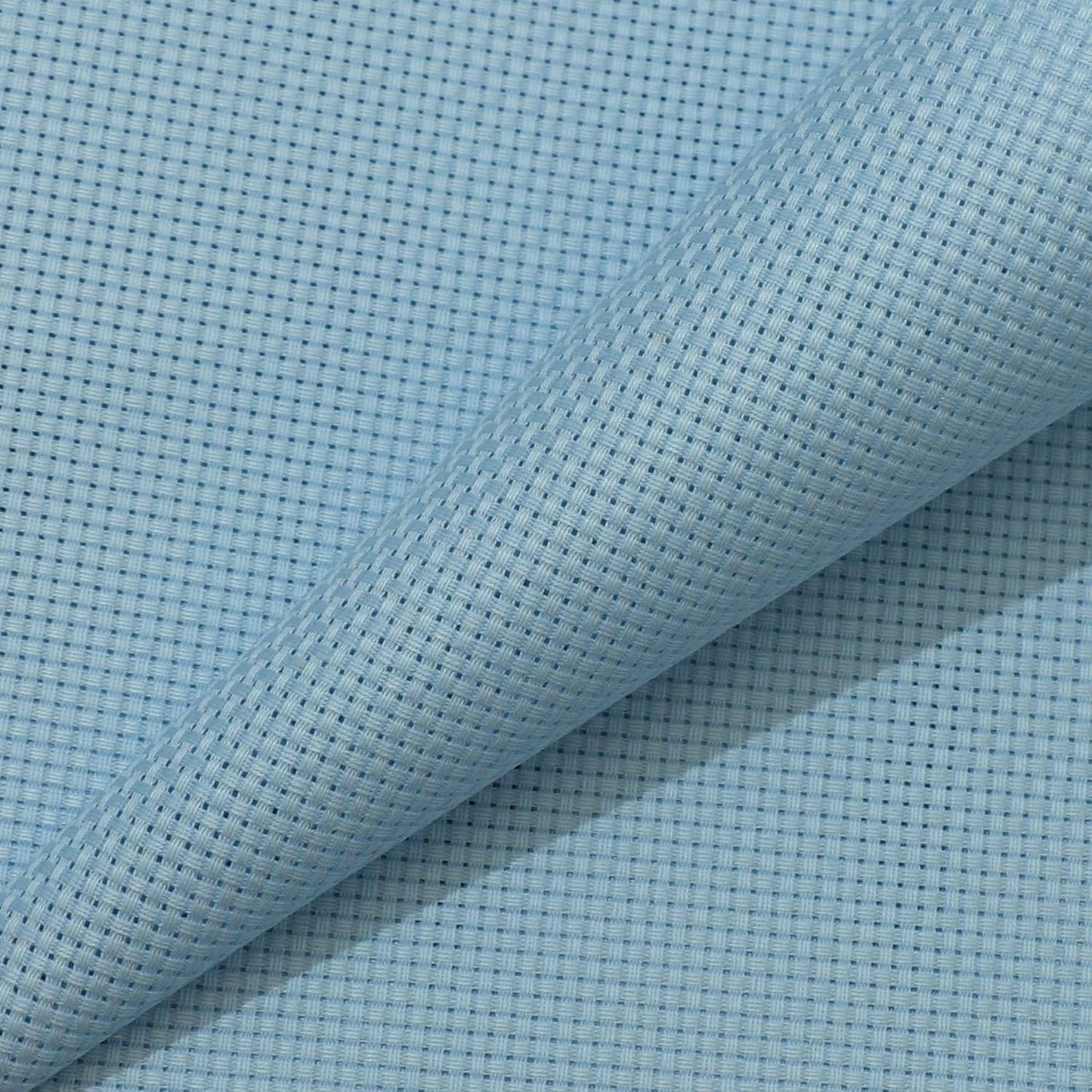 Aida Cloth 11 Count Cross Stitch Fabric,19×28inch (11CT,Sky Blue)