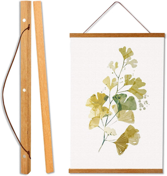 WITCOLOR Magnetic Poster Hanger Frame, 8x10 8x12 8x20 Poster Frames Wood Wooden Magnet Hanging Kit for Walls Print Poster Canvas Artwork Diamond Painting