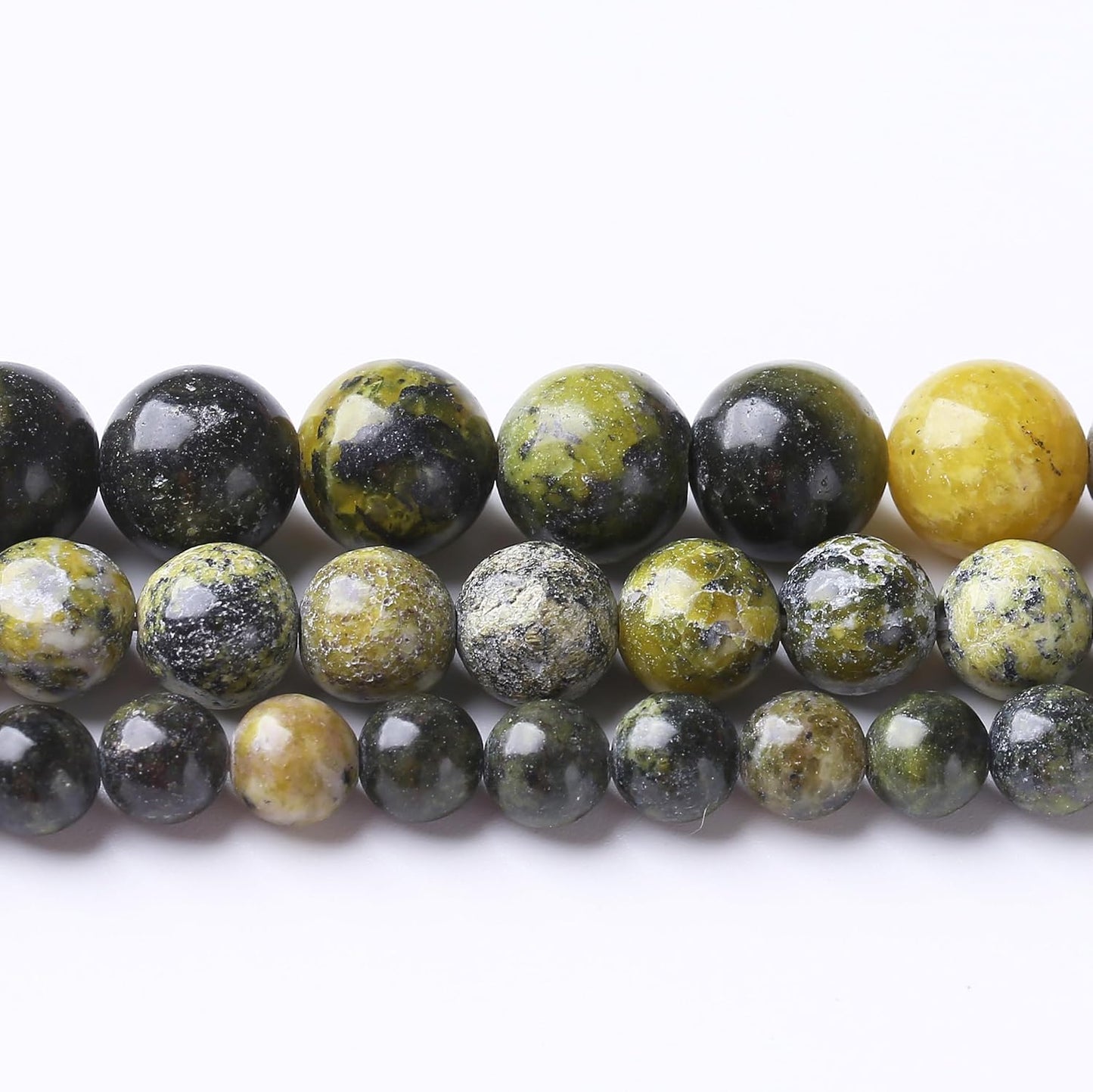 60PCS 6MM Australian Jade Stone Beads Energy Healing Beads for DIY Jewelry Bracelet Necklace Making for Jewelry Making 15Inch