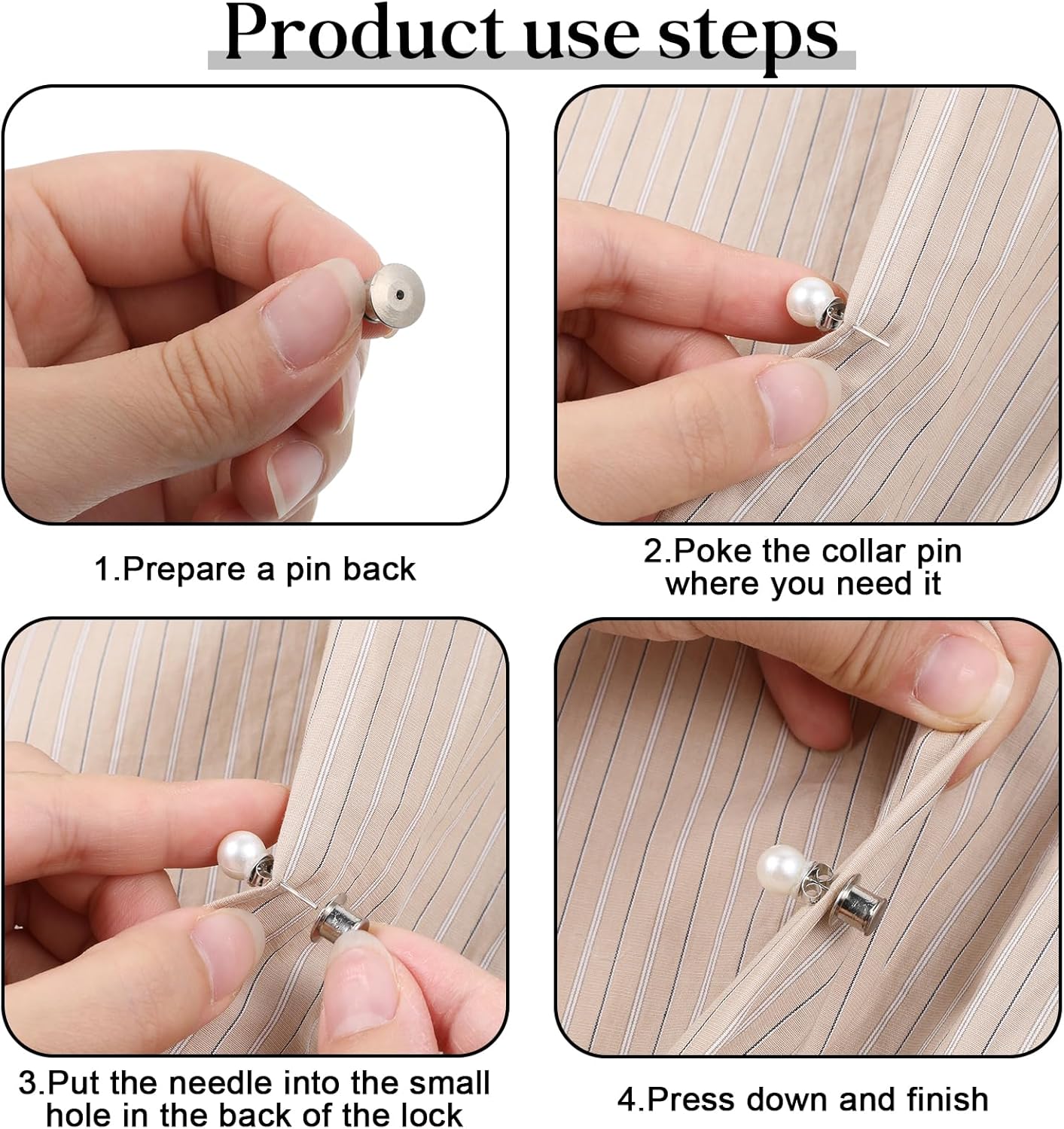 30 Pcs Pin Backs Locking, Metal Pin Backs Safety Pins Locks Pins Keepers Clasp, Lapel Brooch Holder for Brooch DIY Crafts Badges Enamel Lapel Needles