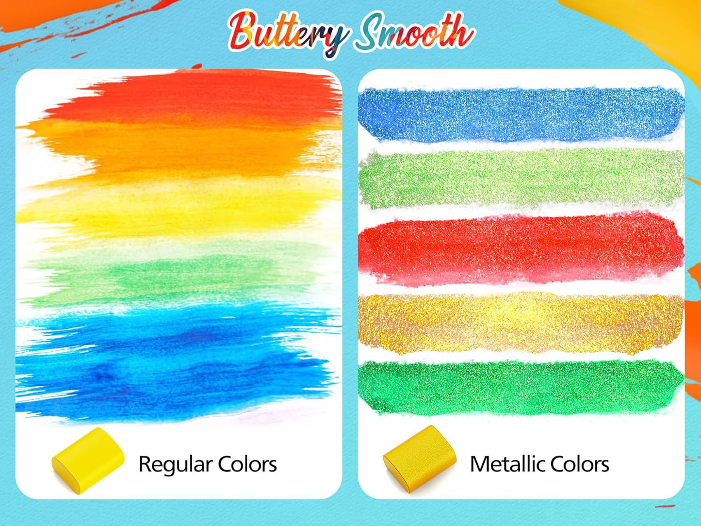 Caliart Watercolor Paint Set, 168 Colors Portable Travel Water Color Palette Kit with Detail Painting Brush, Art Supplies Christmas Gifts for Artists Adults Painters Beginners