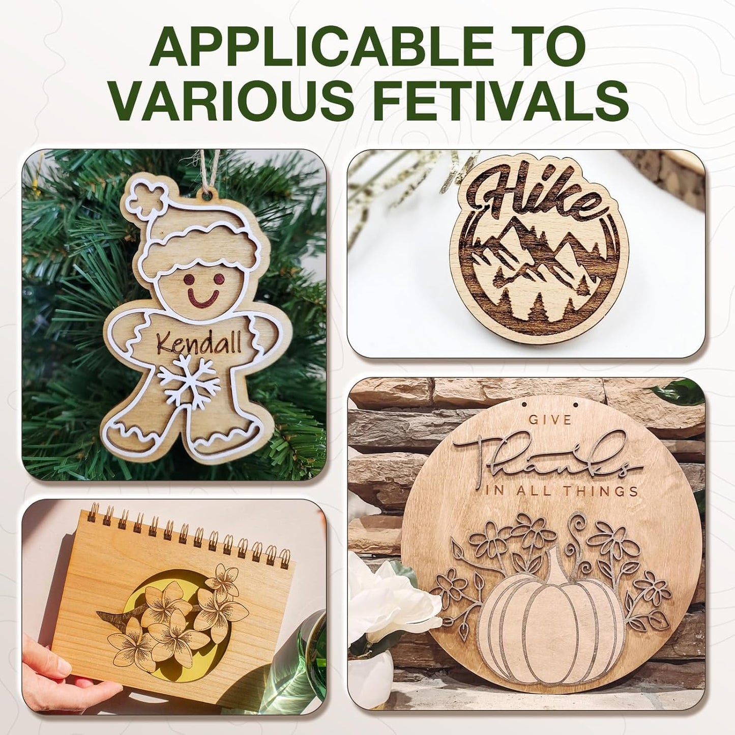 6 Pack Birch Plywood Sheets, 12 x 20 x 1/8 Inch, 3mm Plywood for Laser Cutting, Thin Unfinished Wood Sheets for Architectural Models, Wood Burning and DIY Wood Crafts