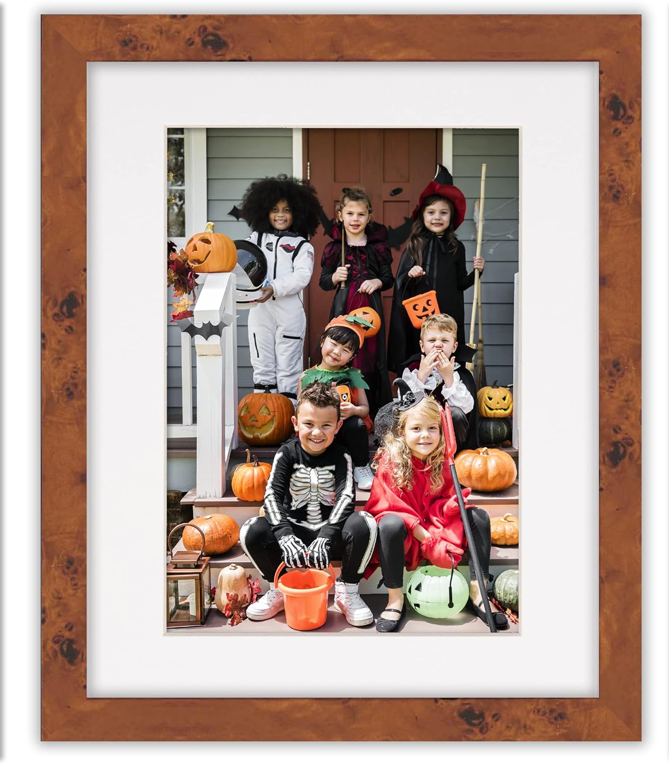 Poster Palooza Pack of Ten 8x10 Mats Bevel Cut for 5.5x8.5 Photos - Acid Free White Precut Matboards for Pictures, Photos, Framing - 4-ply Thickness