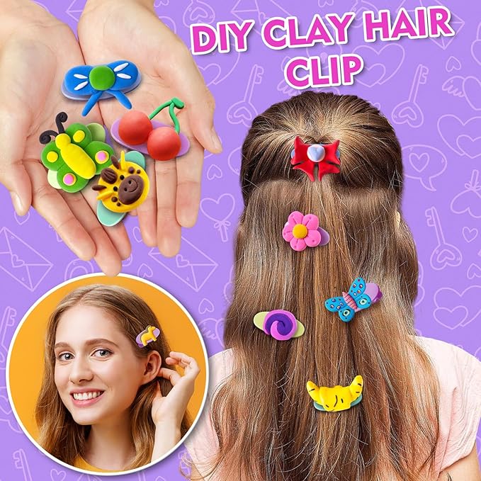 ESSENSON Air Dry Clay Kit, 66 Colors Modeling Magic Clay DIY Jewelry Making, Crafts School Projects, Ideal Party Favors Craft Gift for Kids