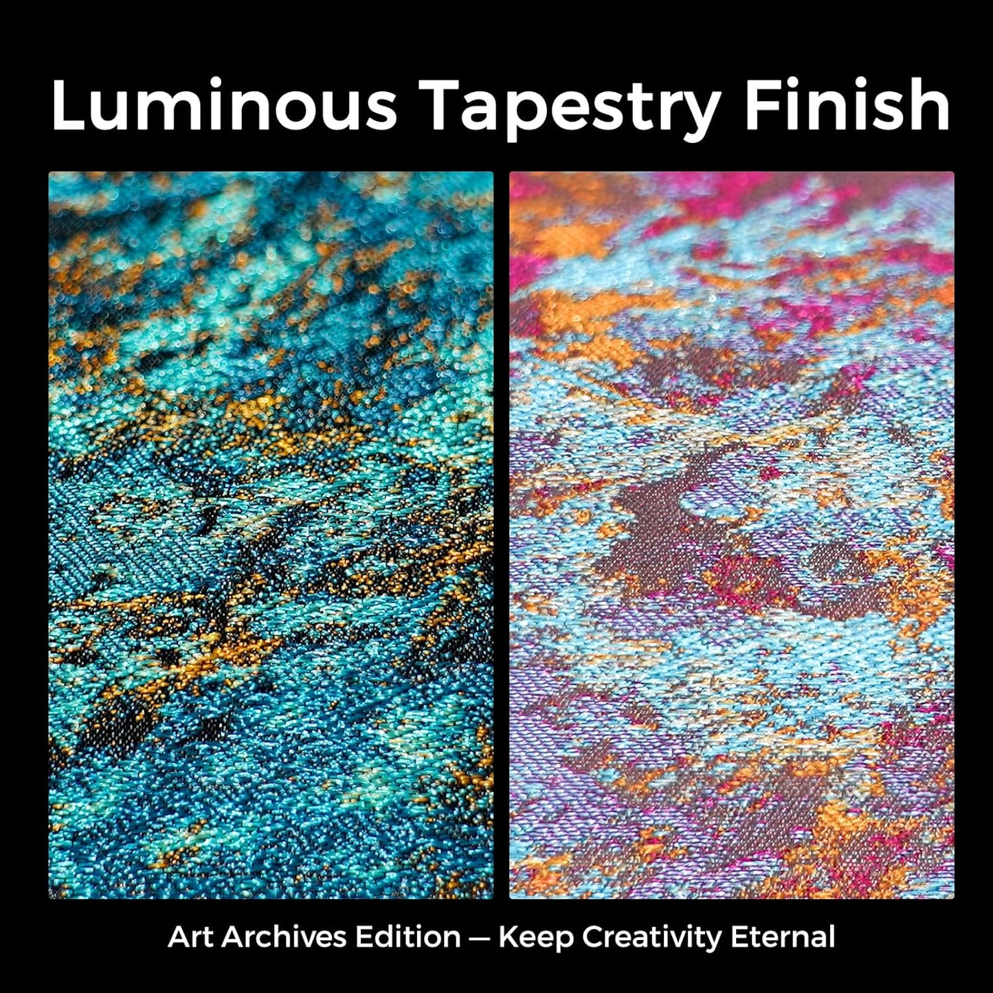 Funto Watercolor Journal, 6.3x6.3, 2 Pack, 24 Sheets Each, 100% Cotton Cold Press, 300gsm/140lb, Inner Paper Pocket, Art Supplies for Mixed Media