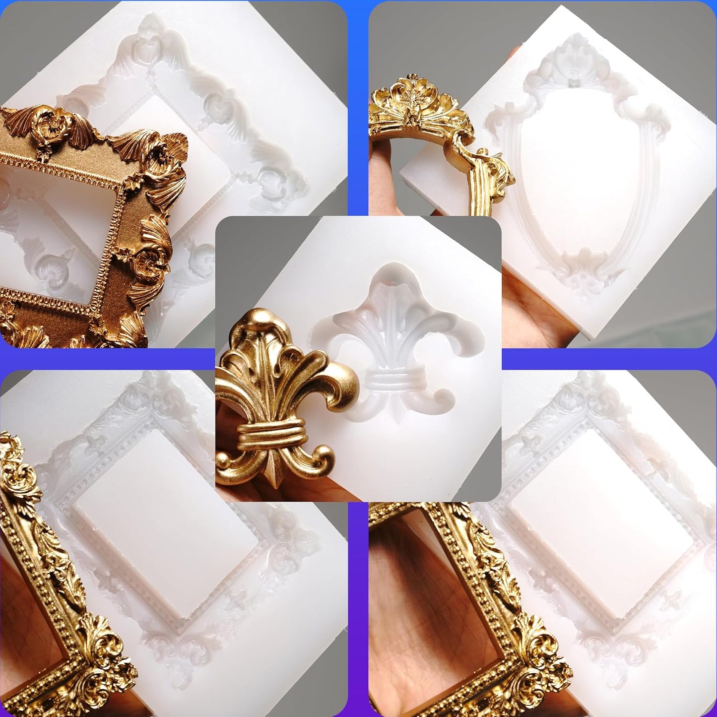 BBDINO Silicone Mold Making Kit, 15A Fast Cure Silicone for Mold Making Clear 1100g(38.8 Oz), 1A:1B Ideal for Resin/Soap/Candle/Silicon Molds Casting