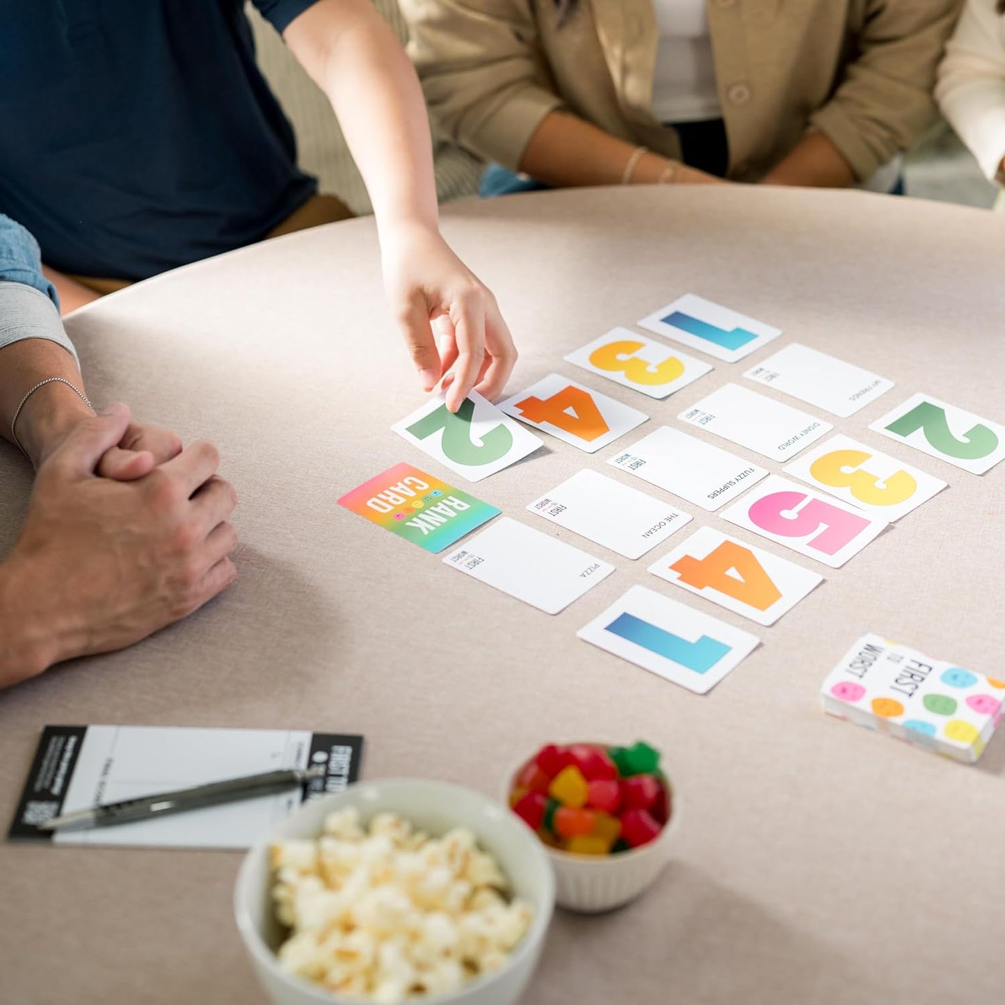 Party Game - The Card Game About How Your Friends and Family Rank Things for Kids, Teens, Adults, Families & Fun Parties with Polarizing Priorities