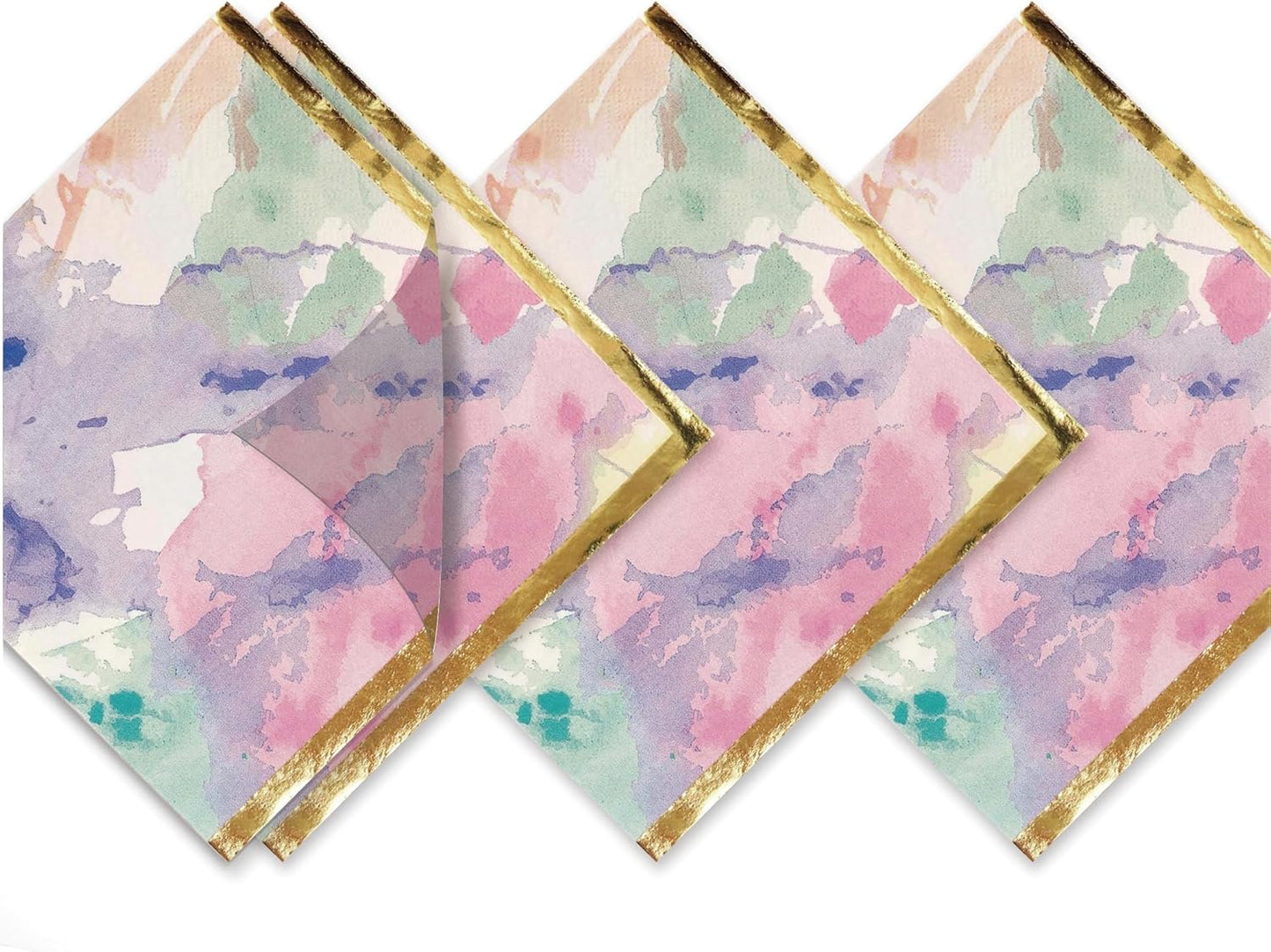 80-Pack Napkins Disposable Paper Towel Cocktail Dinner Party Decoration, Painting