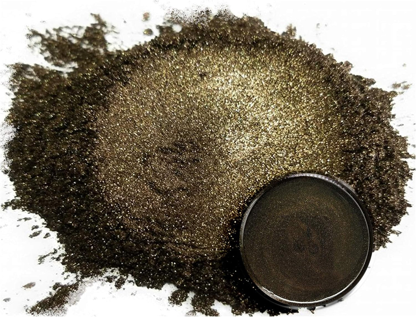 Eye Candy Pigments Premium Brown Mica Powder - Shoyu Brown (50gr) - for Epoxy, Resin, Soap, Paint, Woodworking, Acrylic Pouring, Bath Bombs, Fishing Lures - DIY Arts and Crafts Additive