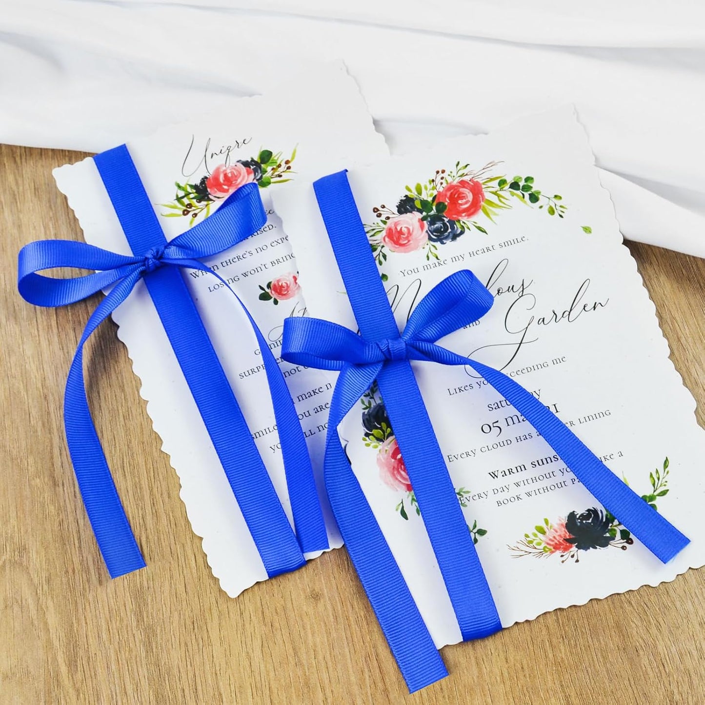 50 Yards 5/8 inch Grosgrain Ribbon, Solid Color Fabric Ribbon Perfect for Gift Wrapping, Wedding, Handmade Bows, Floral Bouquets and Party Decoration(White)