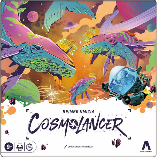 Cosmolancer Board Game | A Strategy Game by Reiner Knizia | Ages 9 and Up | 2 to 4 Players | 30 Mins. | Family Games for Kids, Teens, and Adults