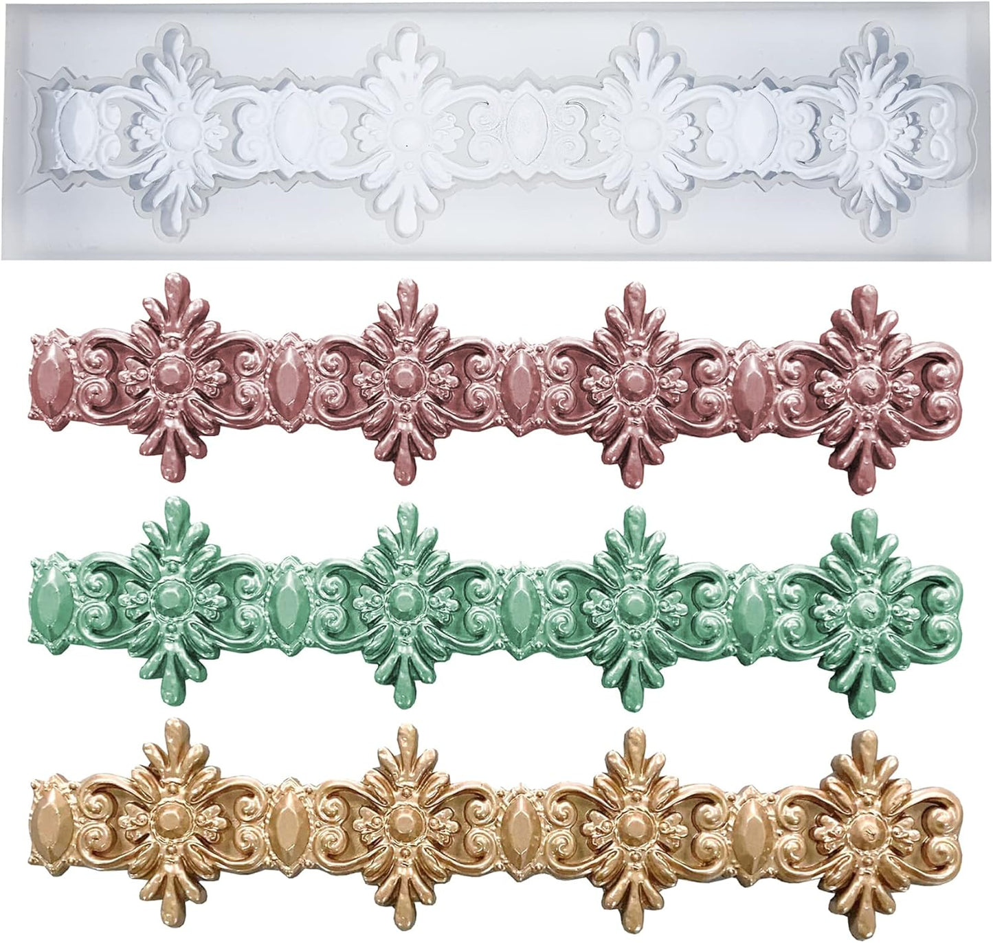 Border Mold for Polyclay Air Dry Clay Plaster