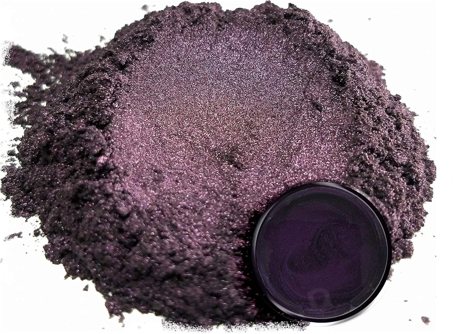 Eye Candy Pigments Premium Purple Mica Powder - Dark Ube (50gr) - for Epoxy, Resin, Soap, Paint, Woodworking, Acrylic Pouring, Bath Bombs, Fishing Lures - DIY Arts and Crafts Additive