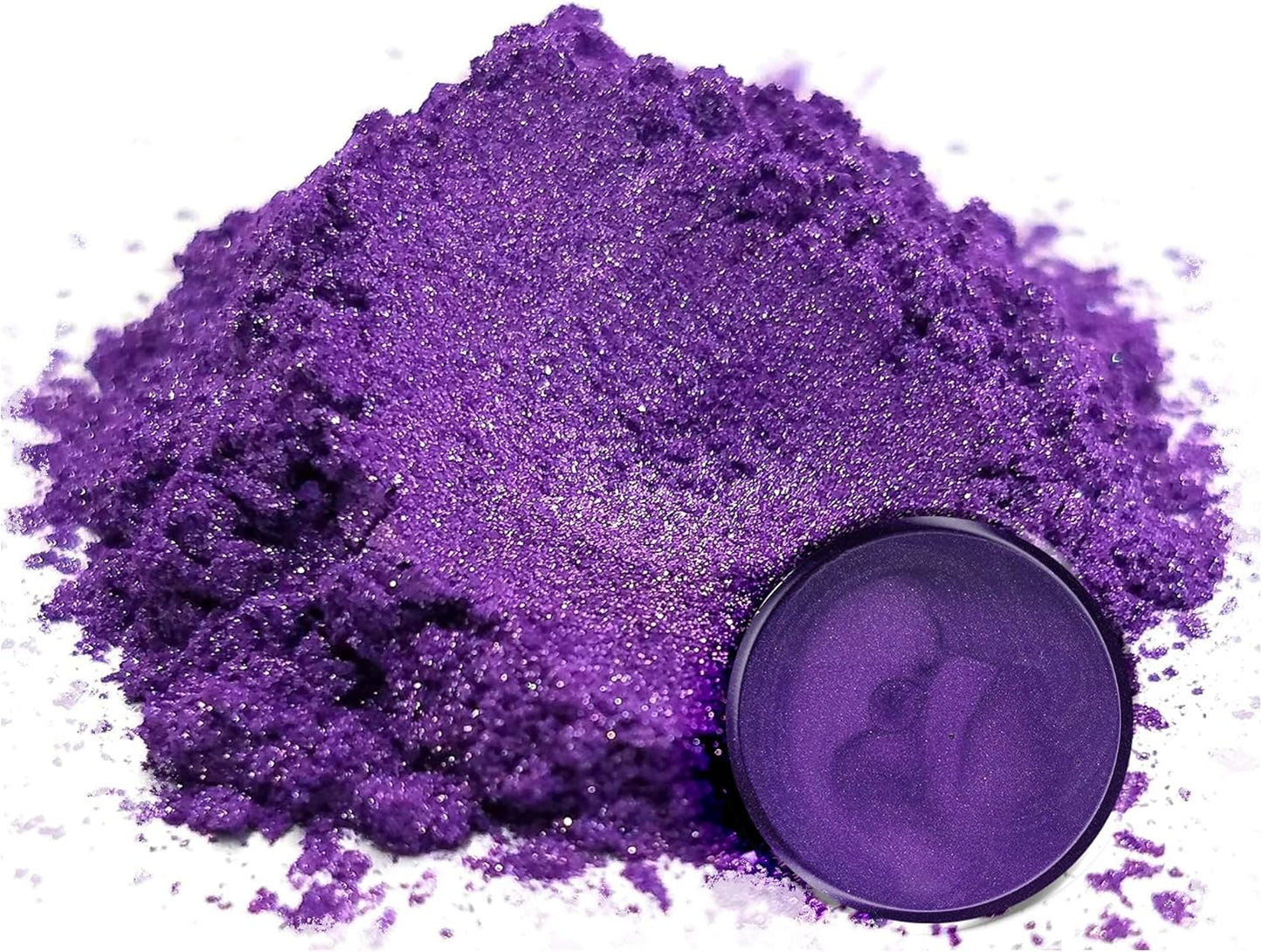 Eye Candy Pigments Premium Purple Mica Powder - Kawachi Fuji (25gr) - for Epoxy, Resin, Soap, Paint, Woodworking, Acrylic Pouring, Bath Bombs, Fishing Lures - DIY Arts and Crafts Additive