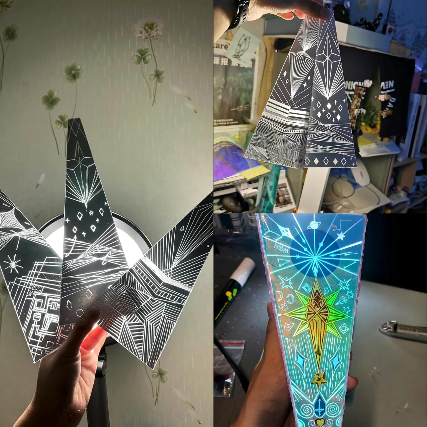 DIY Kaleidoscope Sun Catcher Kaleidoscope kit Mini Cube Prism Kaleidoscope for Adults Parent-Child Handmade Activity Couple Girlfriend Holiday Surprise Birthday DIY Gift