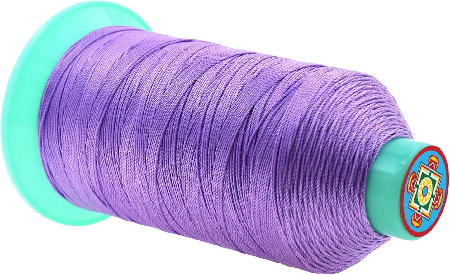 Mandala Crafts Bonded Nylon Thread Lilac Heavy Duty Sewing Threads - 800 YDs Size 277 840D T270 Tex 270 Thread for Leather Jeans Weaving Outdoor Marine Upholstery Threads