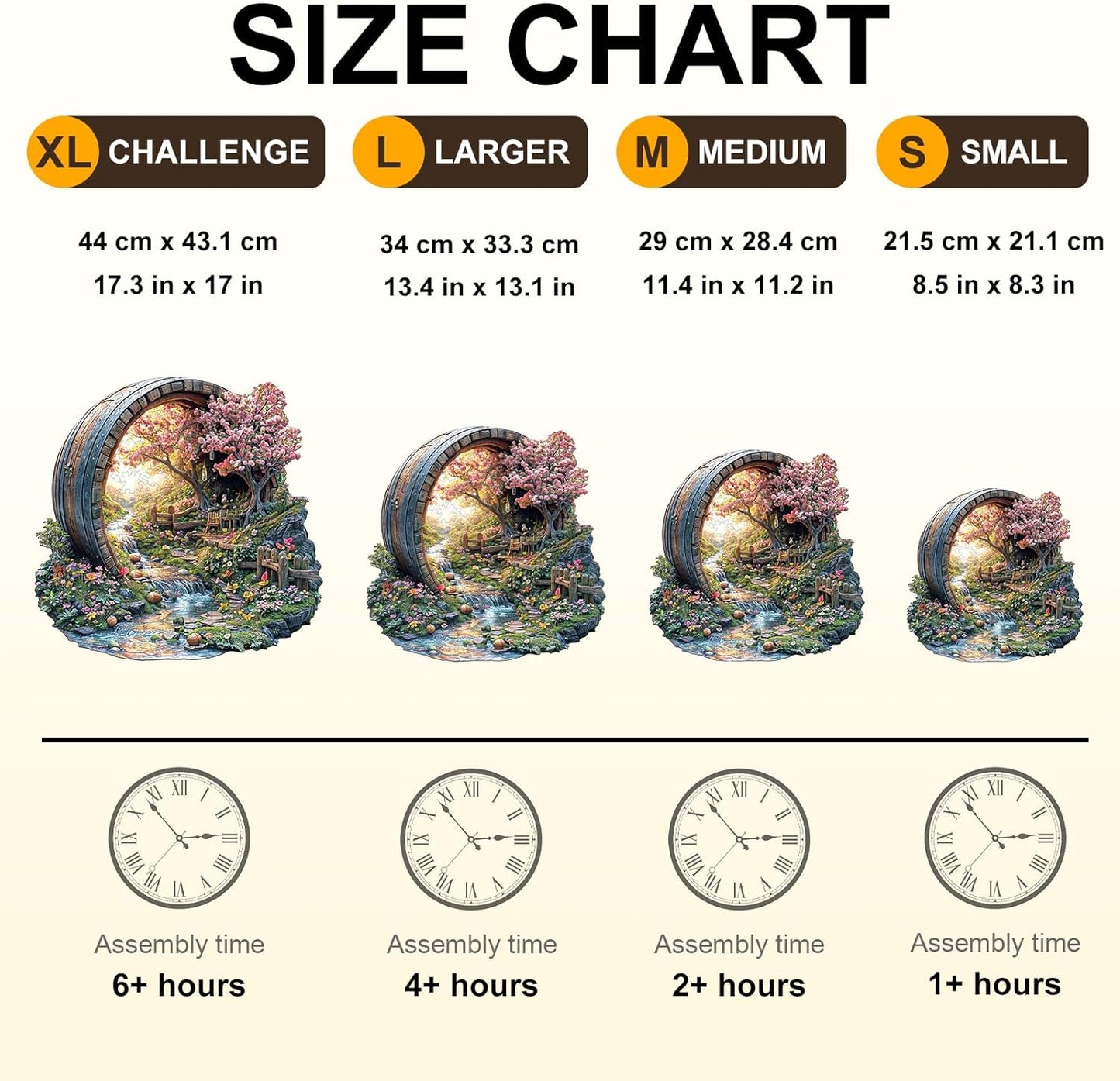 Wooden Puzzles for Adults, Spring Flower Wooden Jigsaw Puzzle for Adults, 200 Piece Unique Animal Shape Wood Puzzles Adult, Birthday Party Gifts for Friends & Family Game Home Decor (M-11.4 * 11.2in)